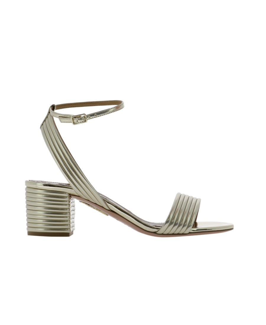 Aquazzura Sundance 50mm Leather Sandals In Brown