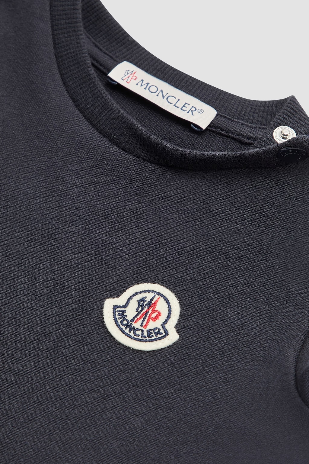 Moncler Long-sleeved Sweater Set In Blue