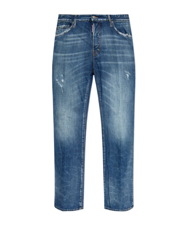 Shop Dsquared2 Faded-effect Jeans In Blue