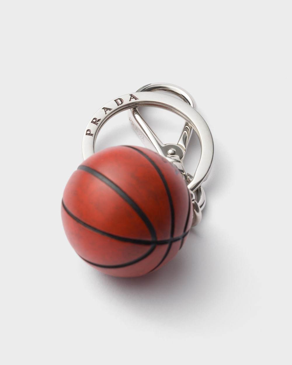 Prada Basketball Keyring In Multi