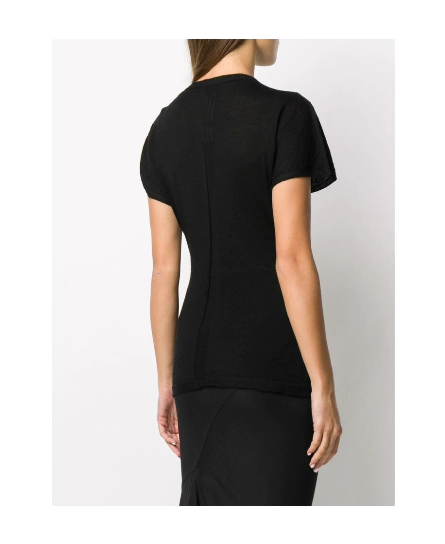 Rick Owens Short-sleeved T-shirt In Black