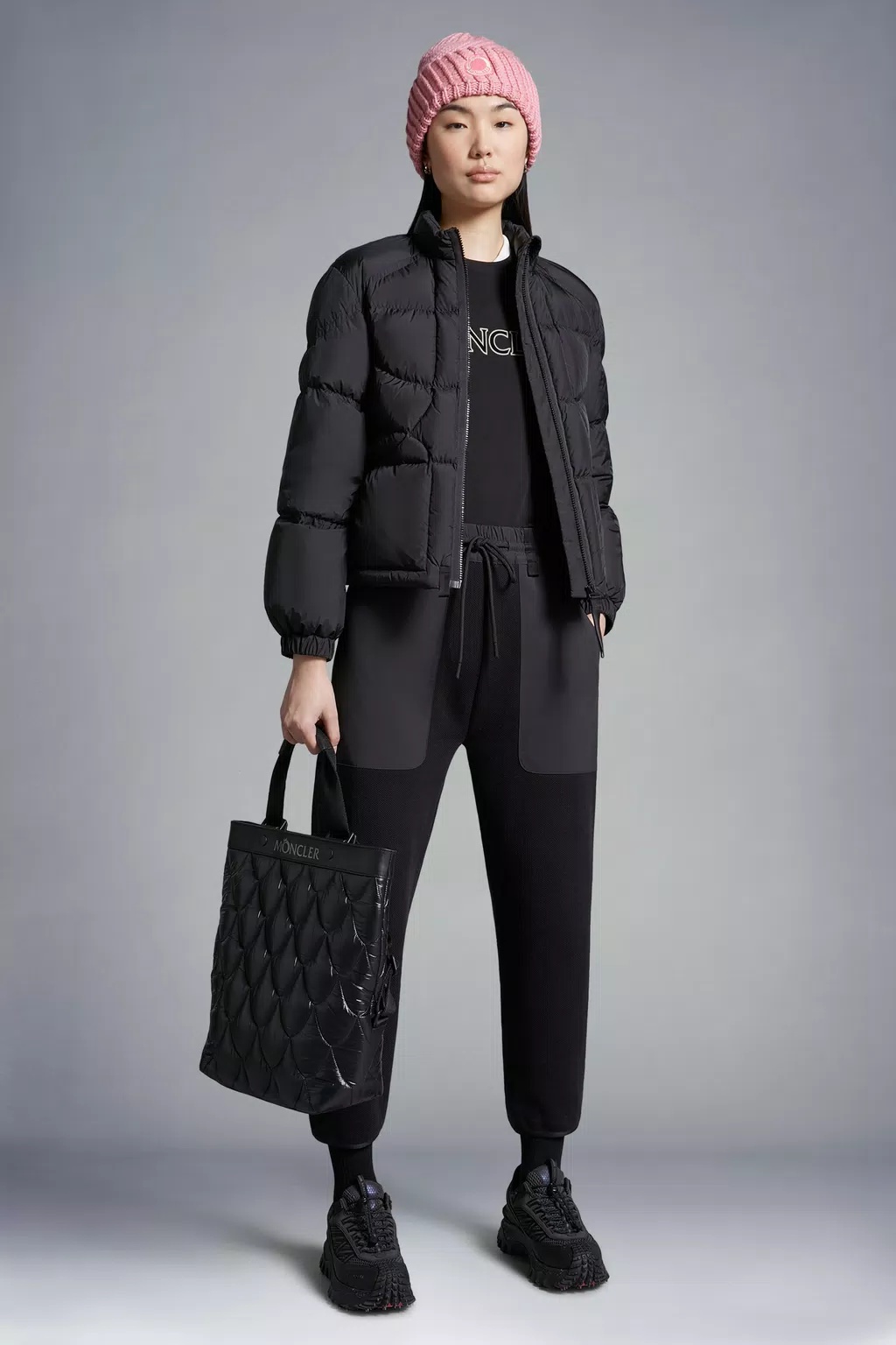 Moncler Jogginghose Mit Tapered-bein In Black