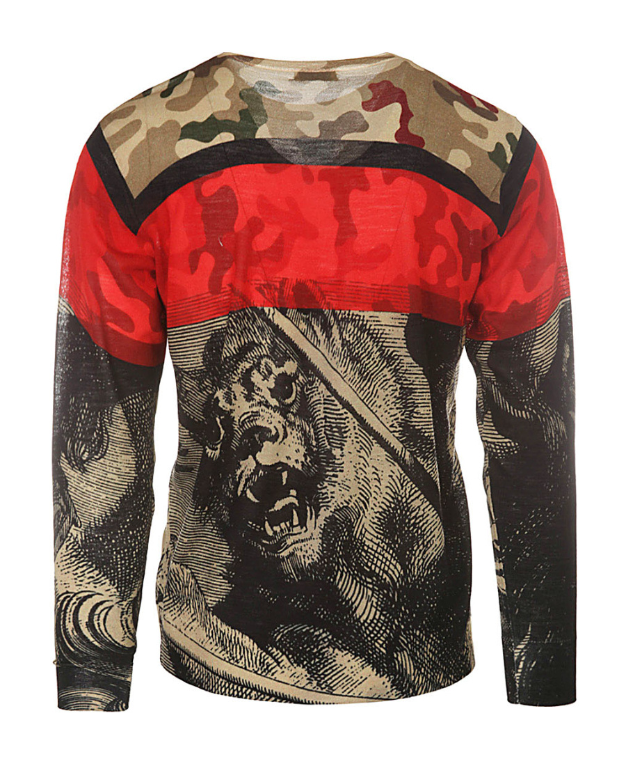 DRIES VAN NOTEN LOGO KNITTED PULLOVER