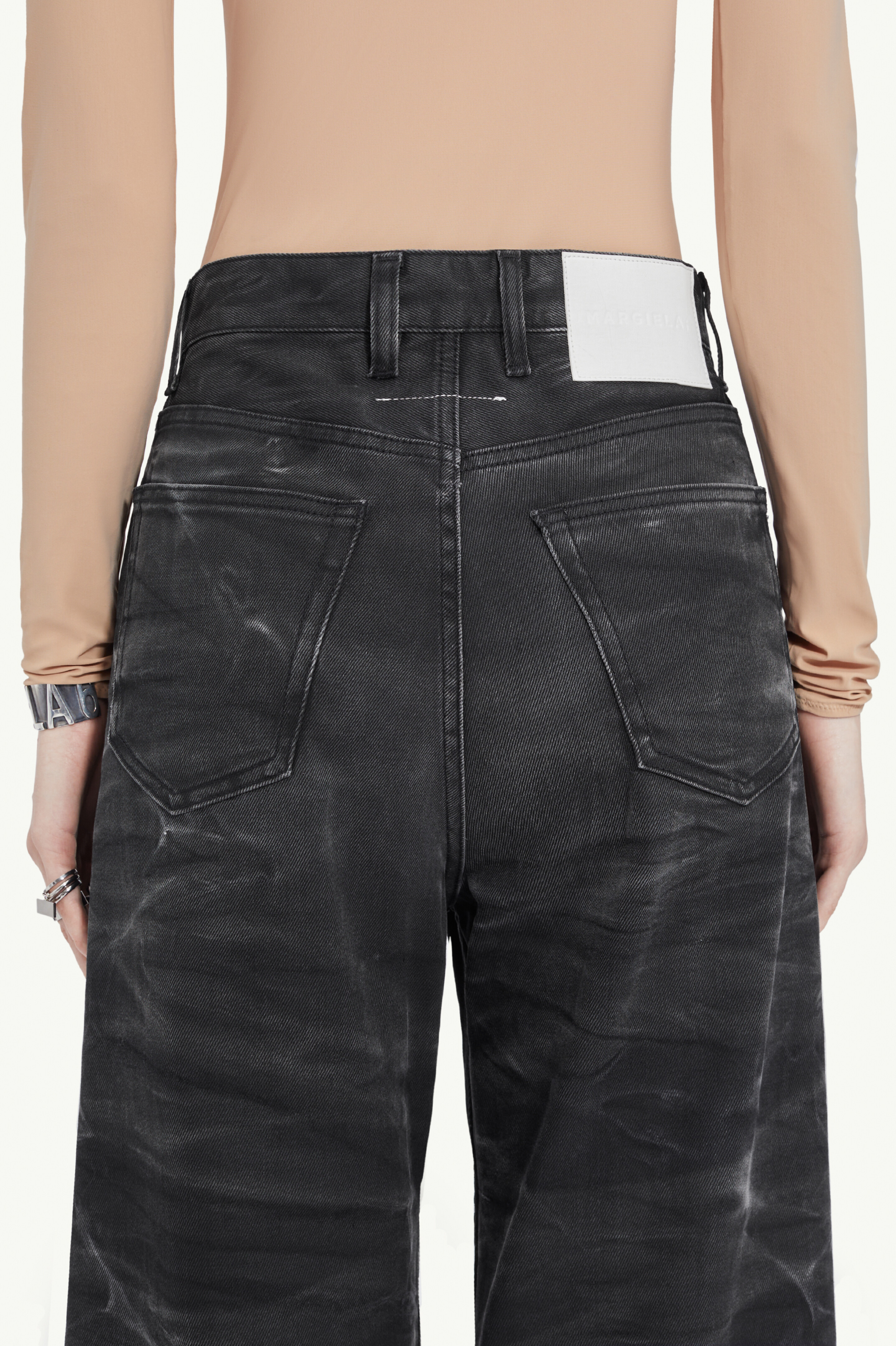 MM6 MAISON MARGIELA OVERSIZED CREASE JEANS