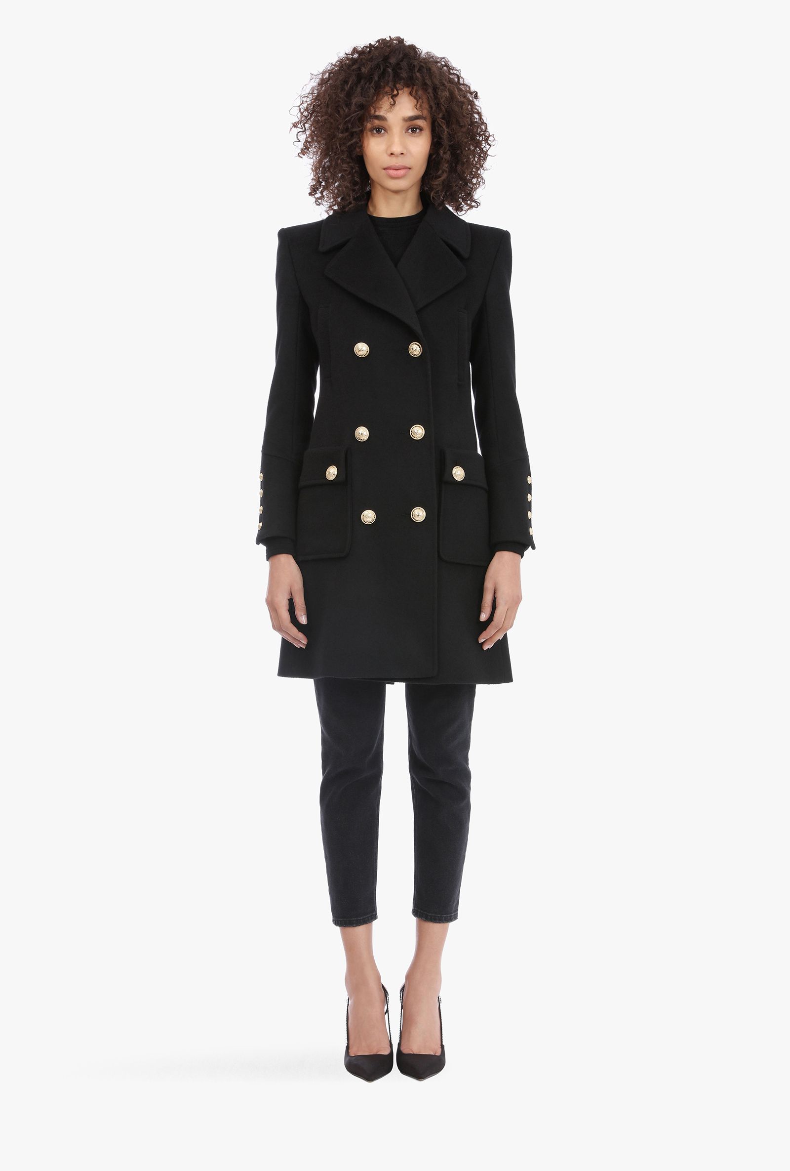 BALMAIN DOUBLE-BREASTED COAT