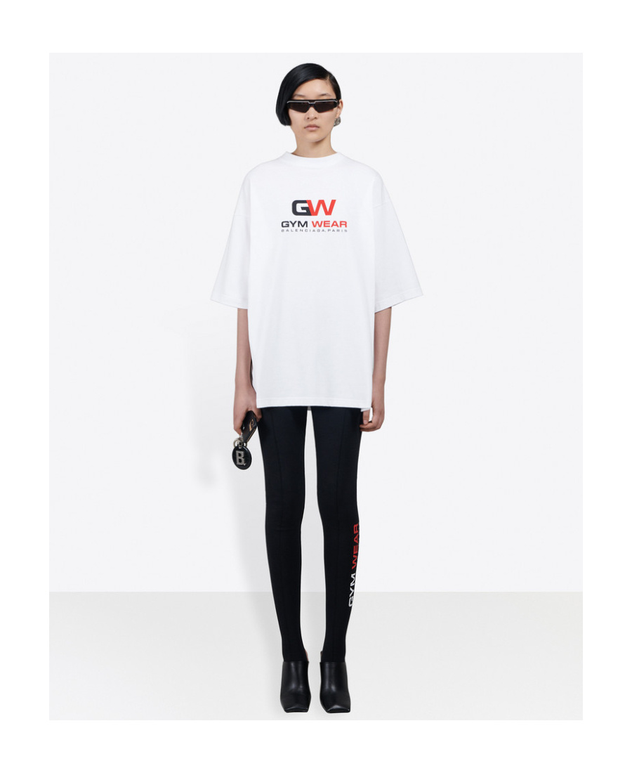 BALENCIAGA GYM WEAR LOGO-PRINT T-SHIRT