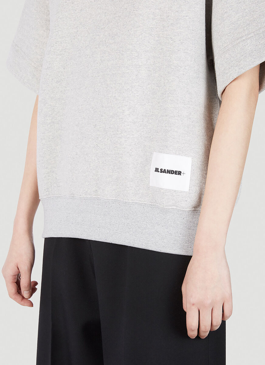 Jil Sander Logo-patch Short-sleeved T-shirt In White