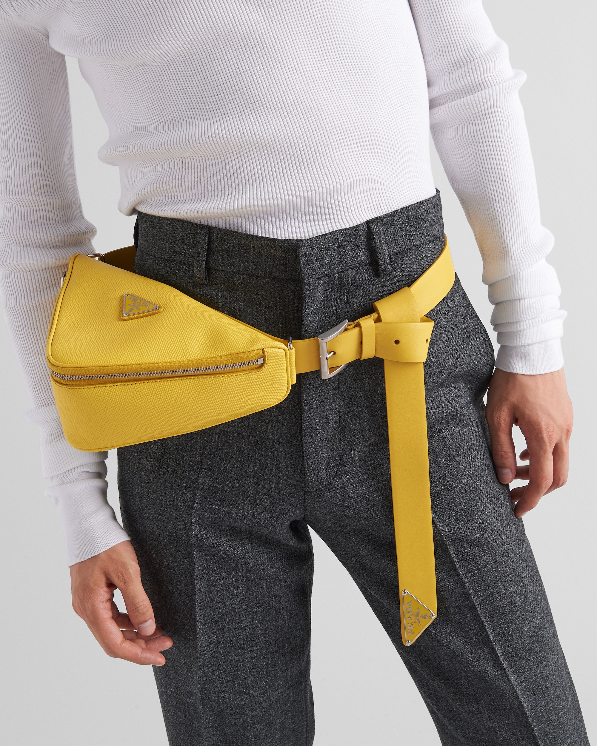 Prada Triangle Shoulder Bag