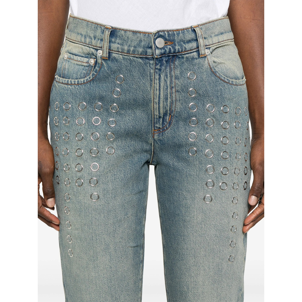 Gimaguas Denim Trousers With Belt Loops