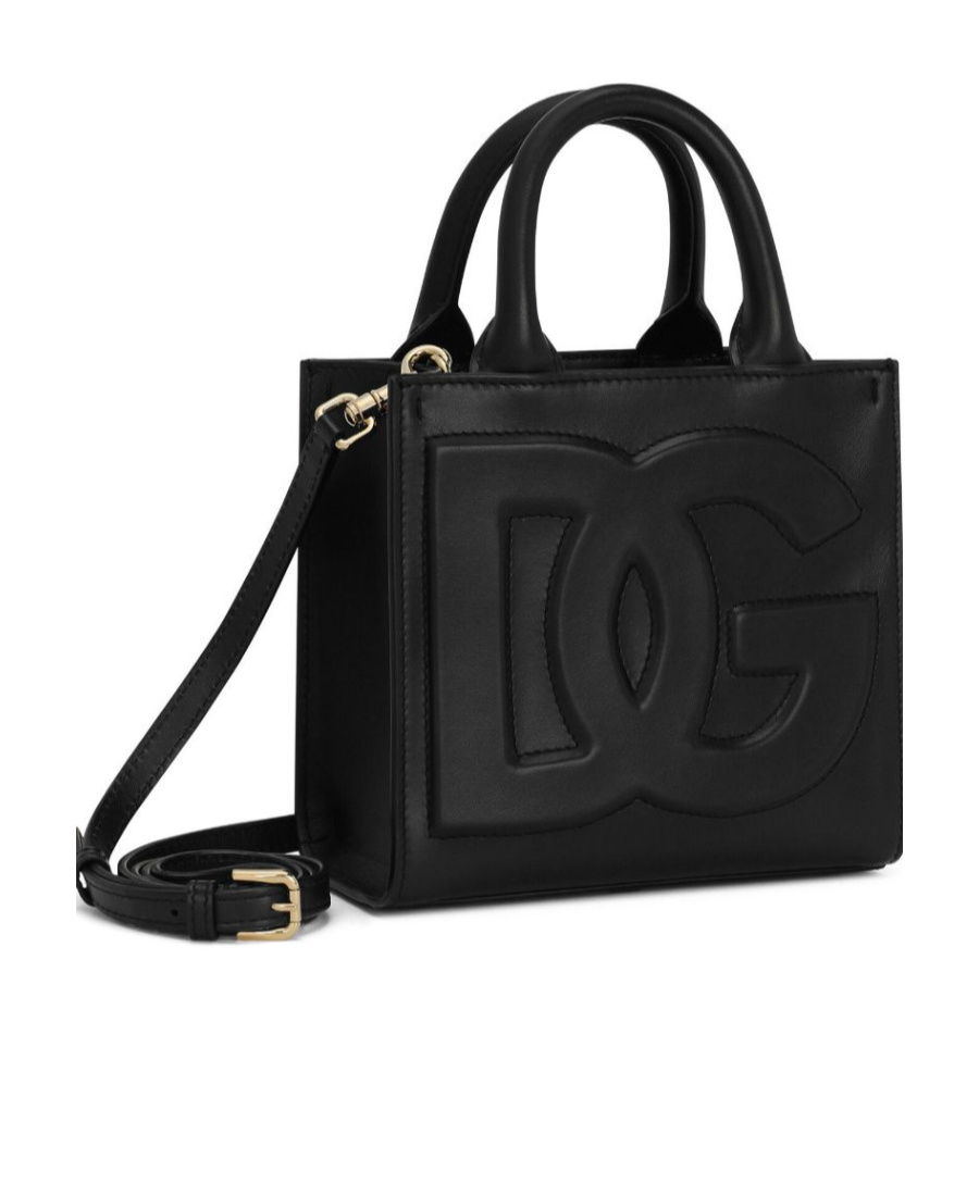 Dolce & Gabbana Dg Daily Leather Tote Bag In Black