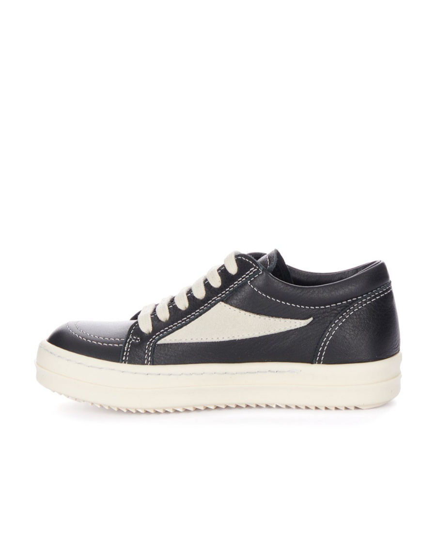 Rick Owens Lace Up Sneakers In White