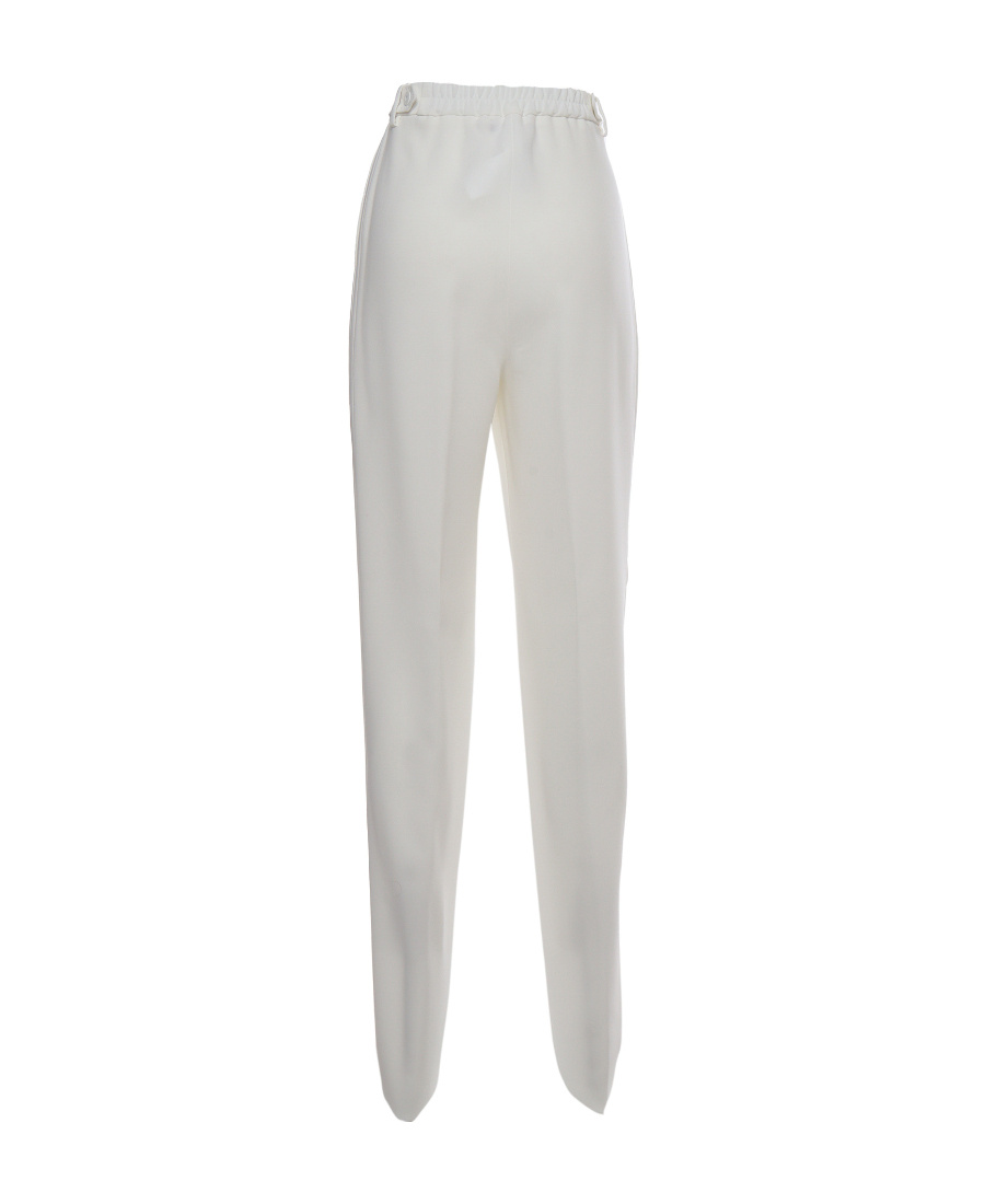 Max Mara Straight Slacks In White