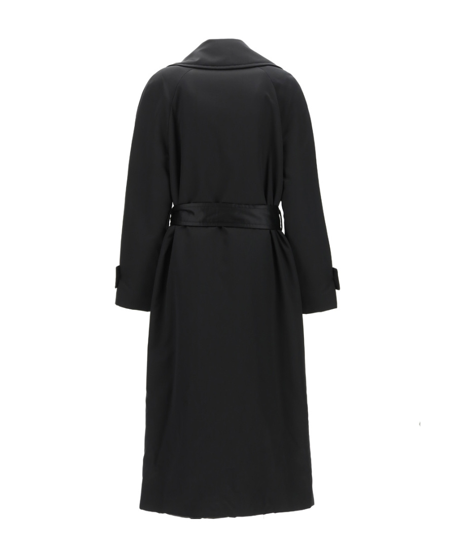 Saint Laurent Notched-lapel Single-breasted Coat In Black