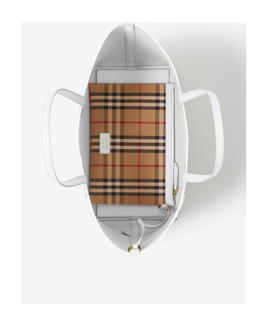 Burberry 'london Check' Tote Bag In Nude