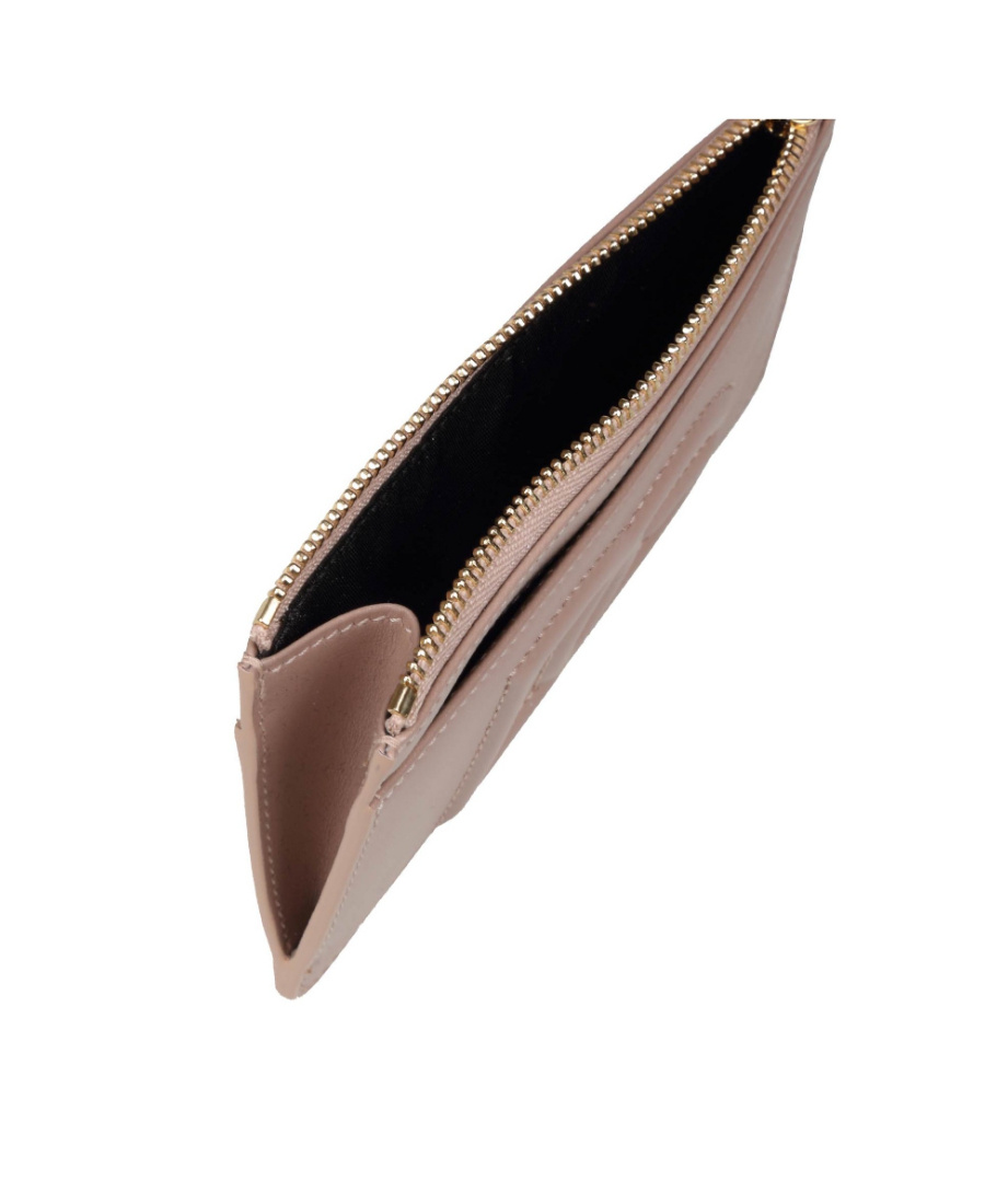 Dolce & Gabbana Dg Logo Zip Purse In Nude