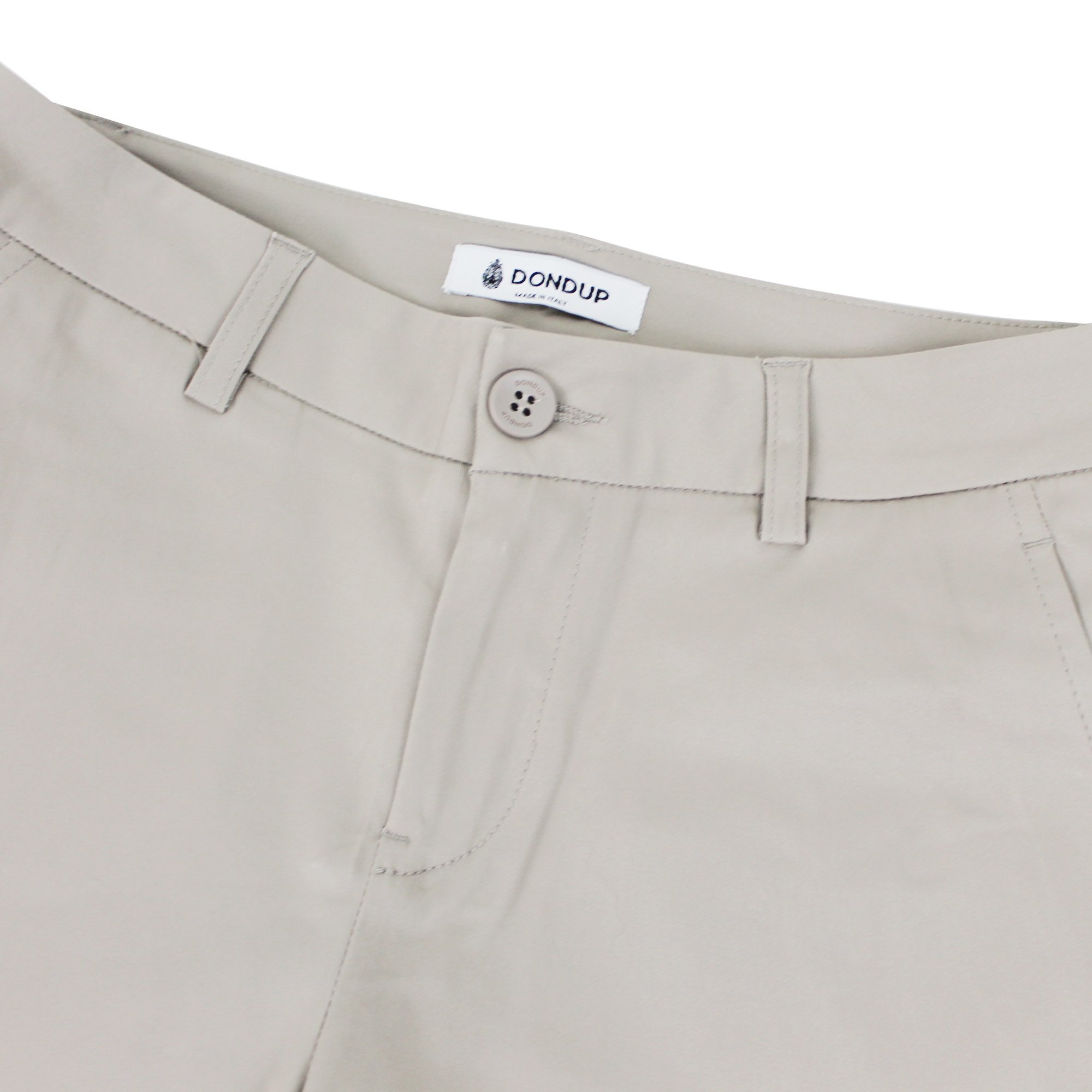 Dondup Bambino Bermuda Gaubertino Sabbia In Cotone In White