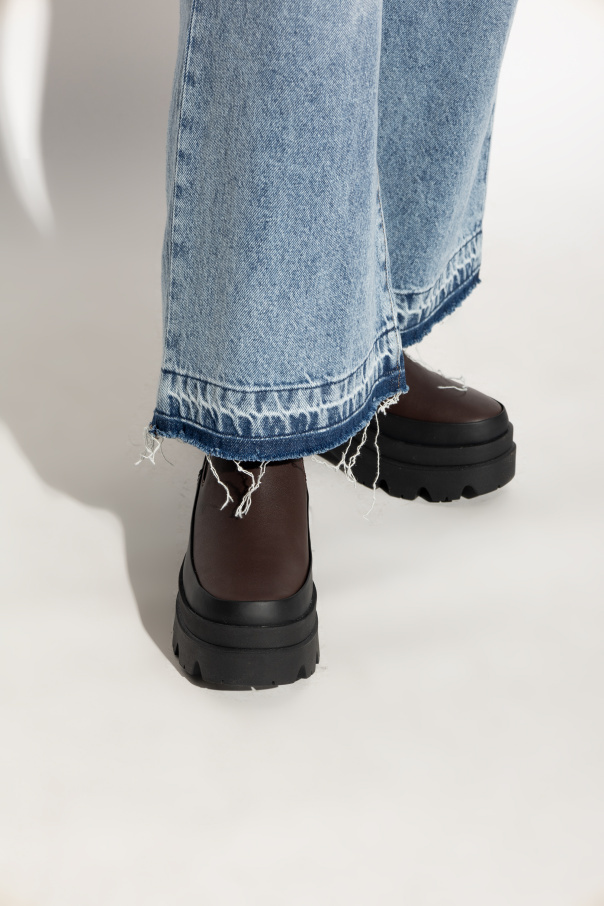 Ugg Round-head Short Boots In Black