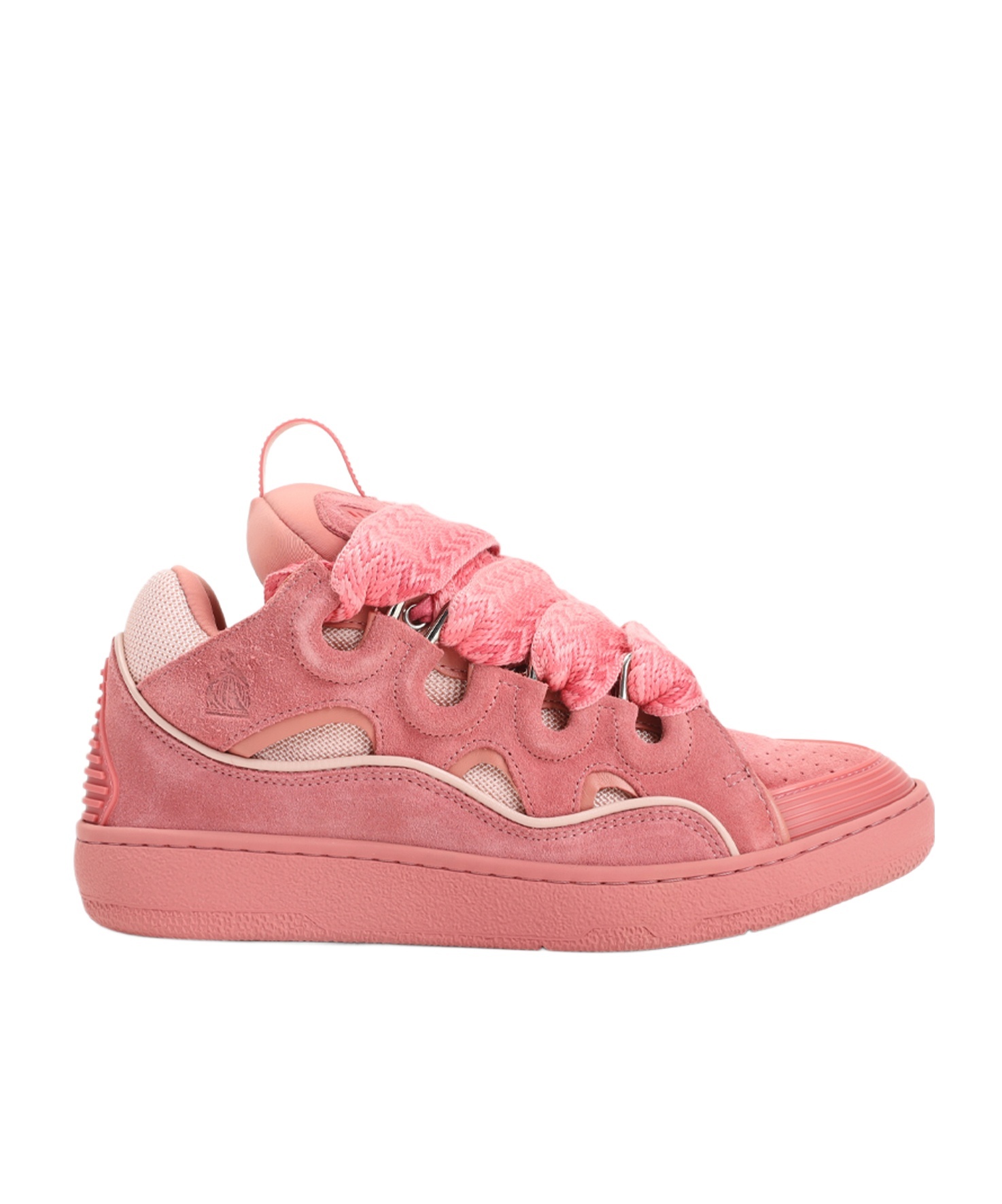 Lanvin Leather Sneakers With Unique Lacing System