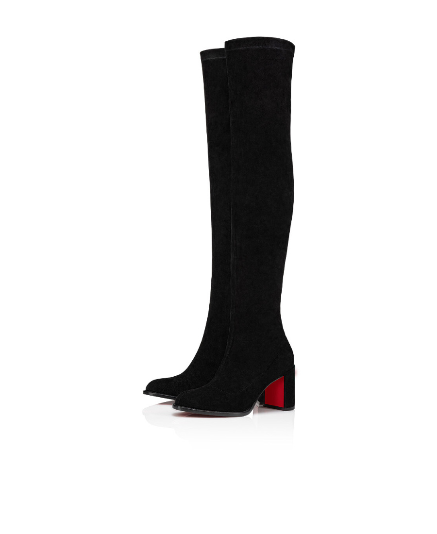 Christian Louboutin Stretchadoxa 70mm Over-the-knee Boots In Black