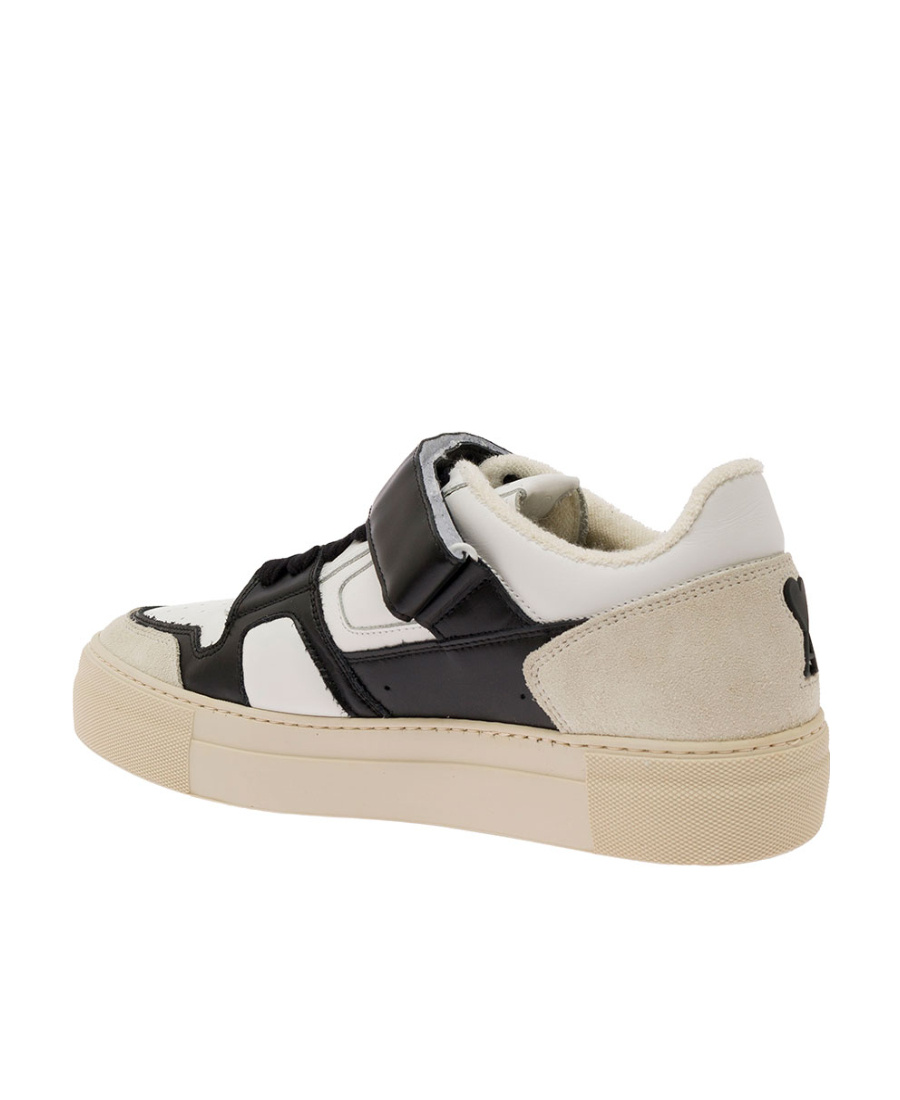 AMI ALEXANDRE MATTIUSSI AMI AMI DE COEUR PANELLED LOW-TOP SNEAKERS