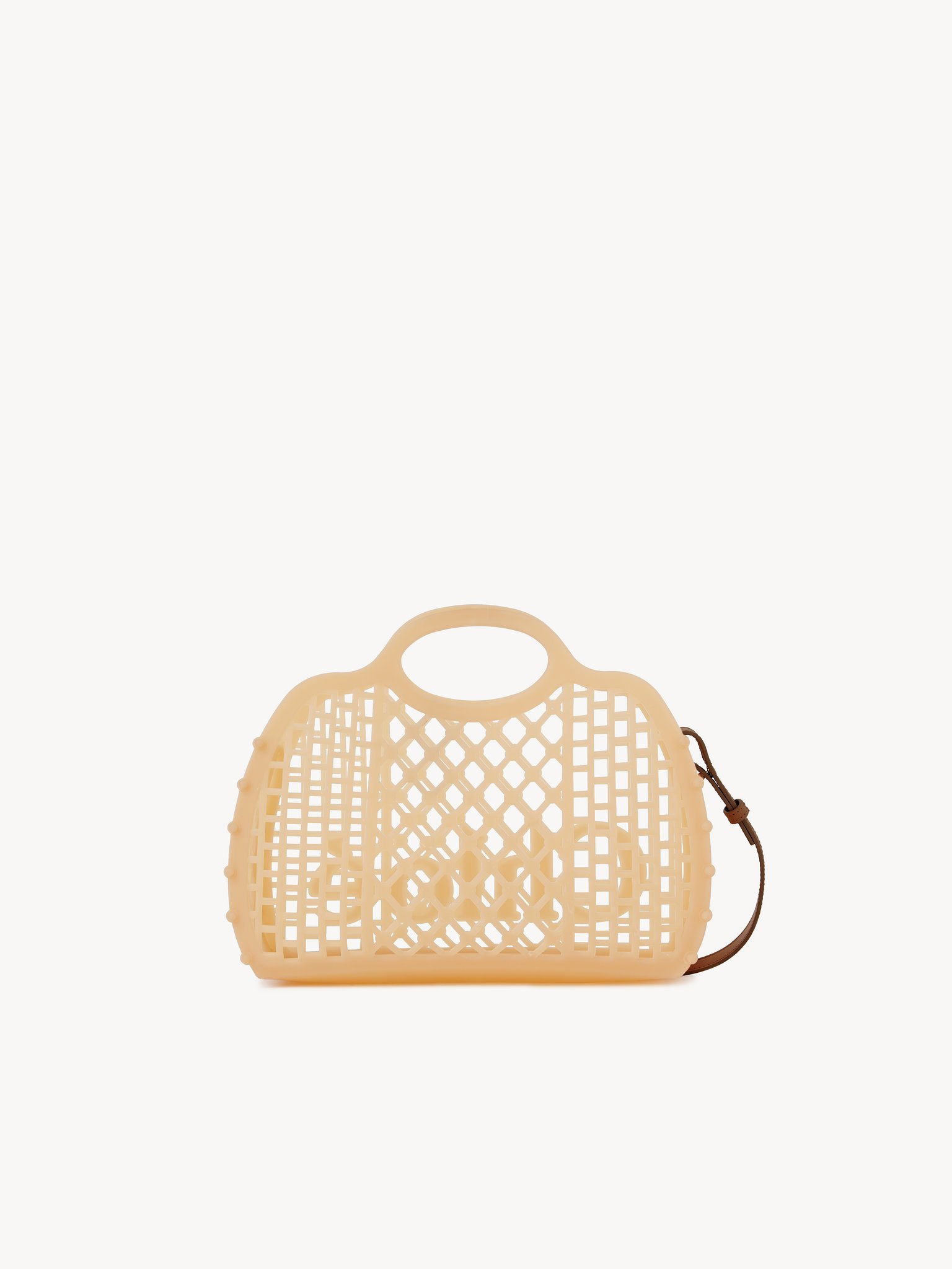 Chloé Cage Tote Bag In Jelly