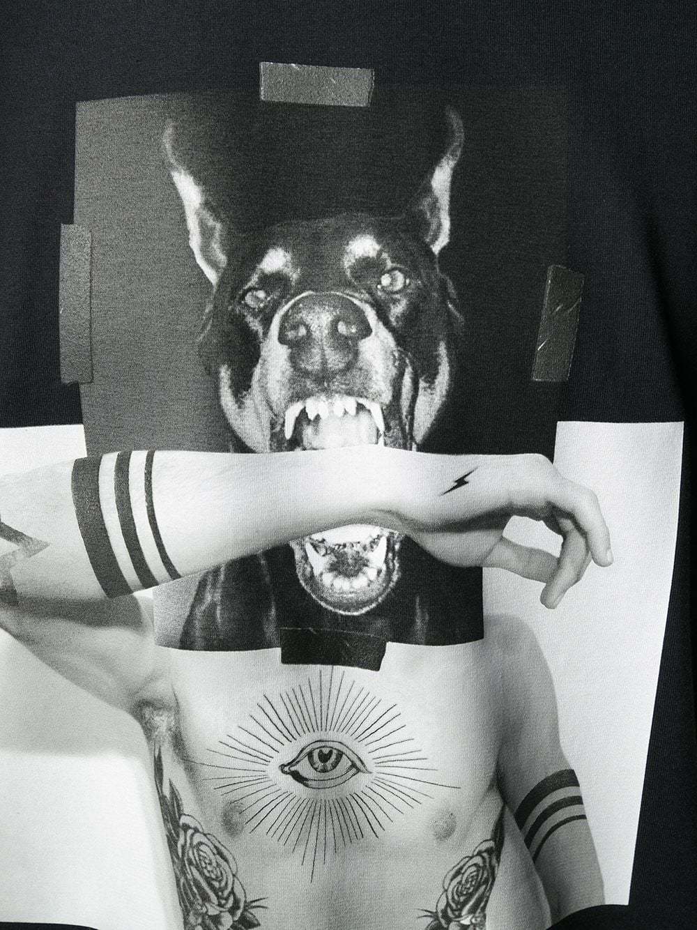 Neil Barrett Pattern Printed T-shirt In Black