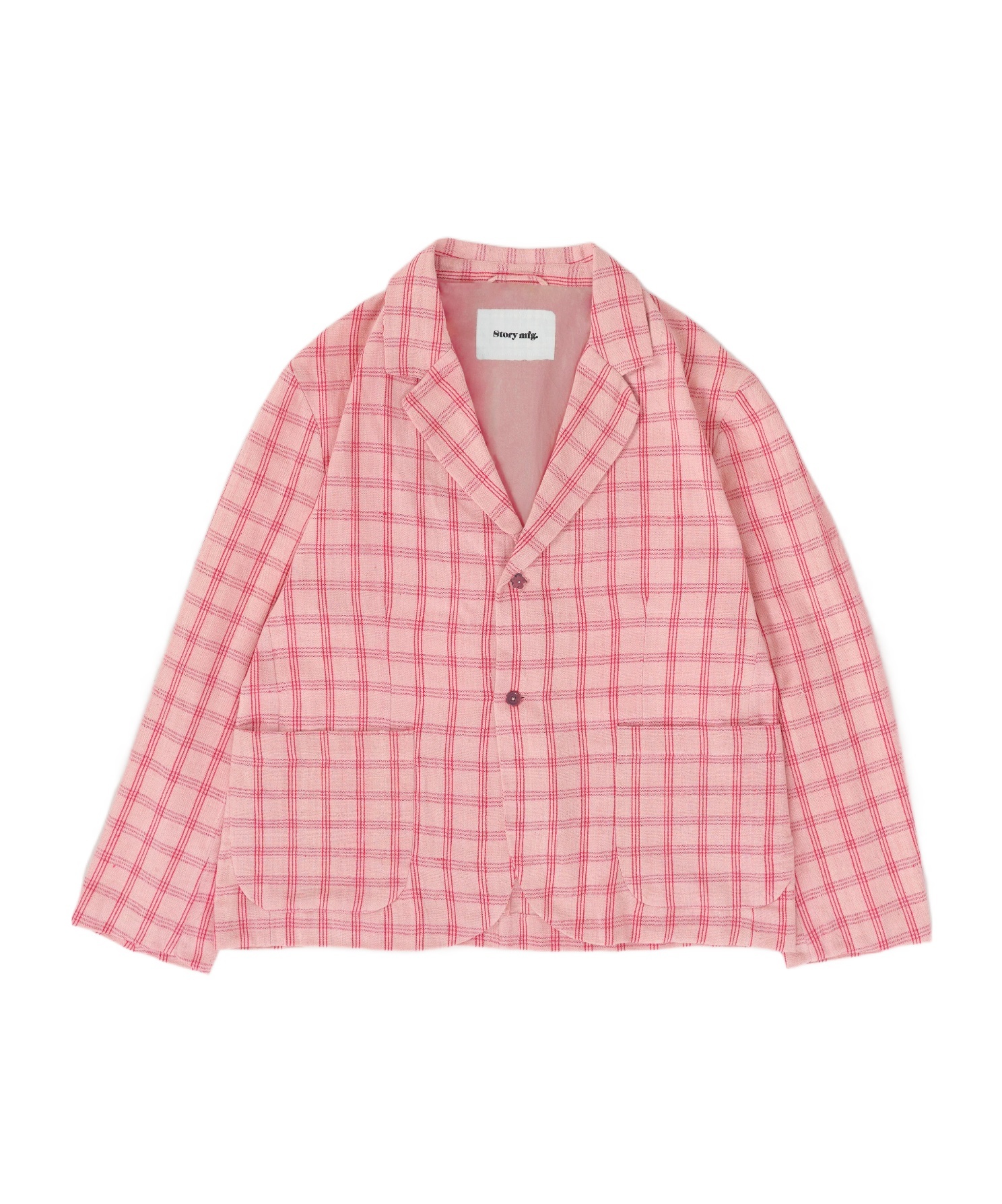 Story Mfg. Lattice Western Cloak In Pink