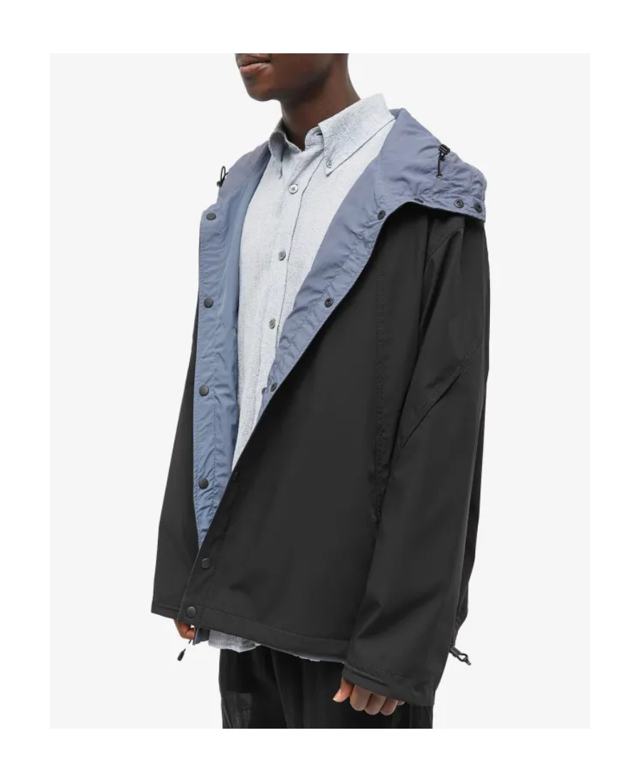 Our Legacy High-neck Hooded Jacket In Black