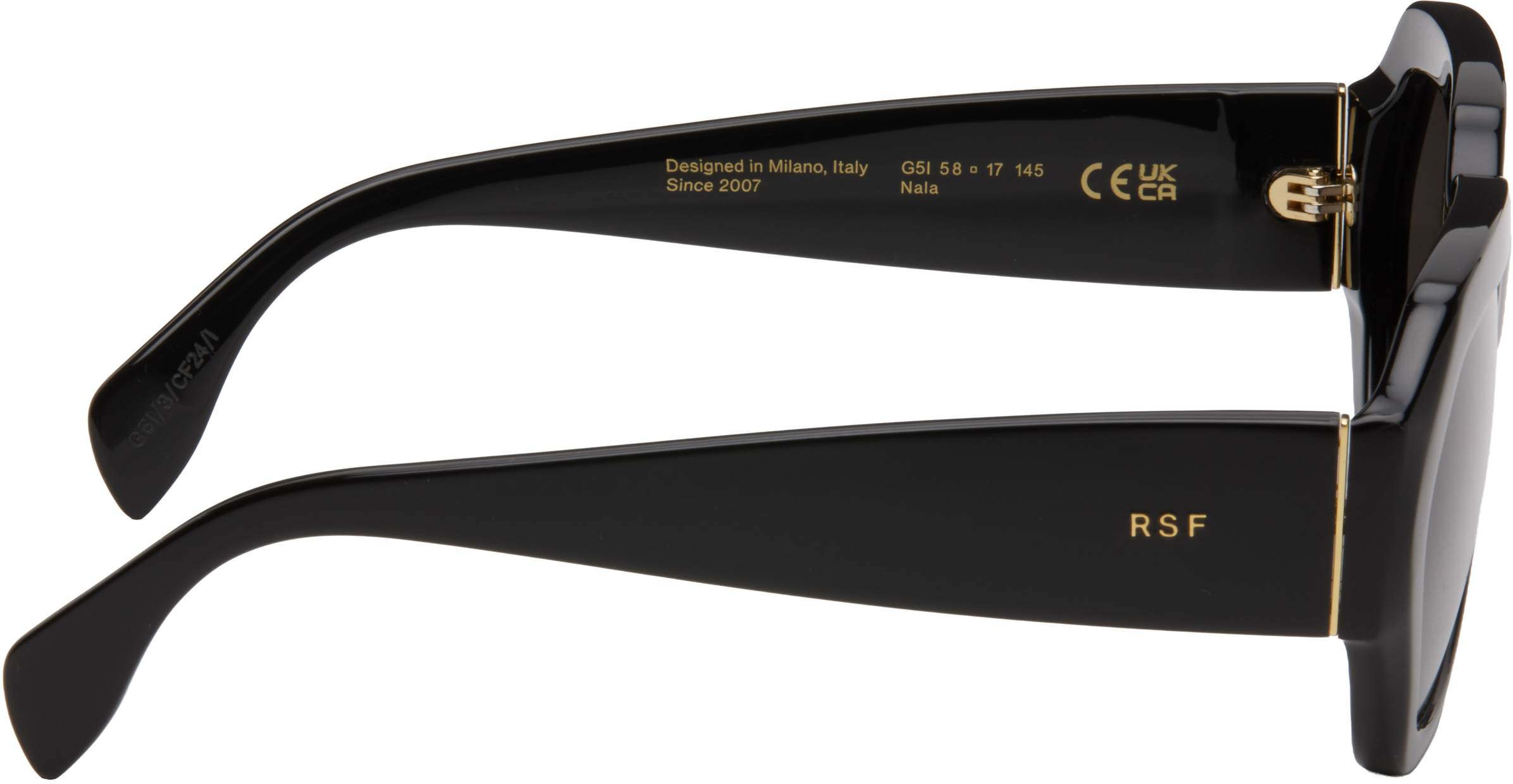 Retrosuperfuture Nala Sunglasses In Black