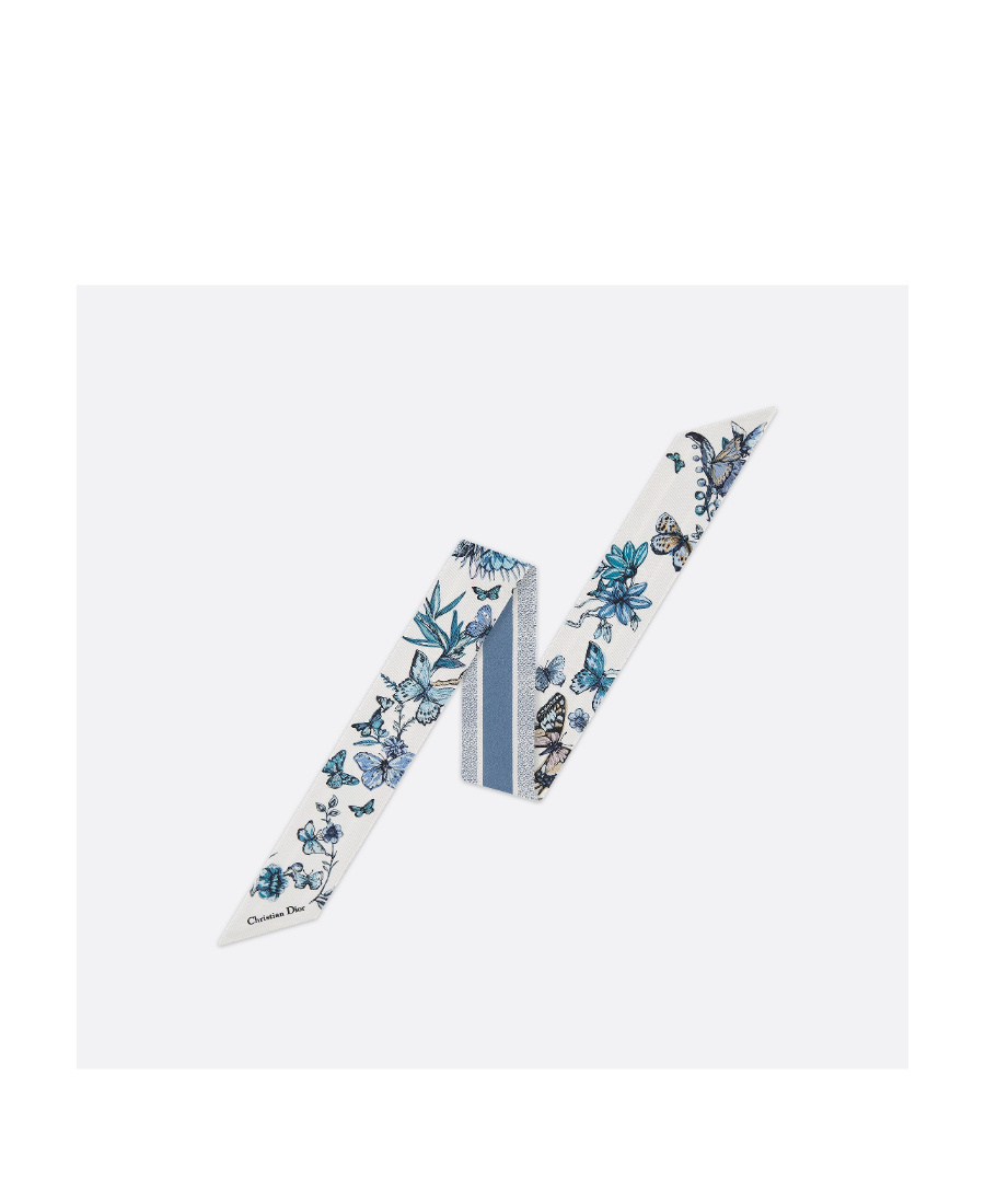 Dior Mitzah Scarf In Gray