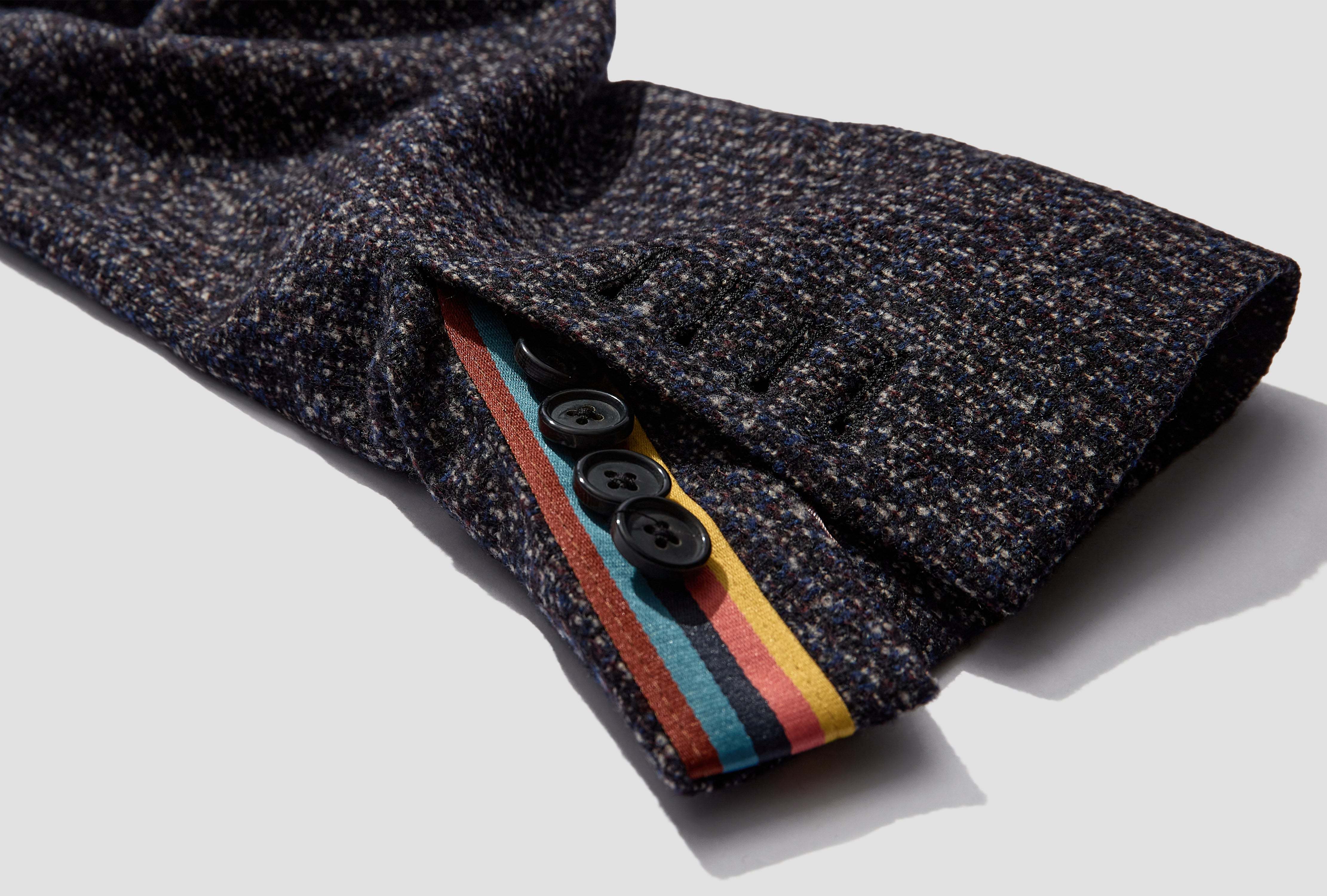 Shop Paul Smith Single-breasted Bouclé Blazer In Black