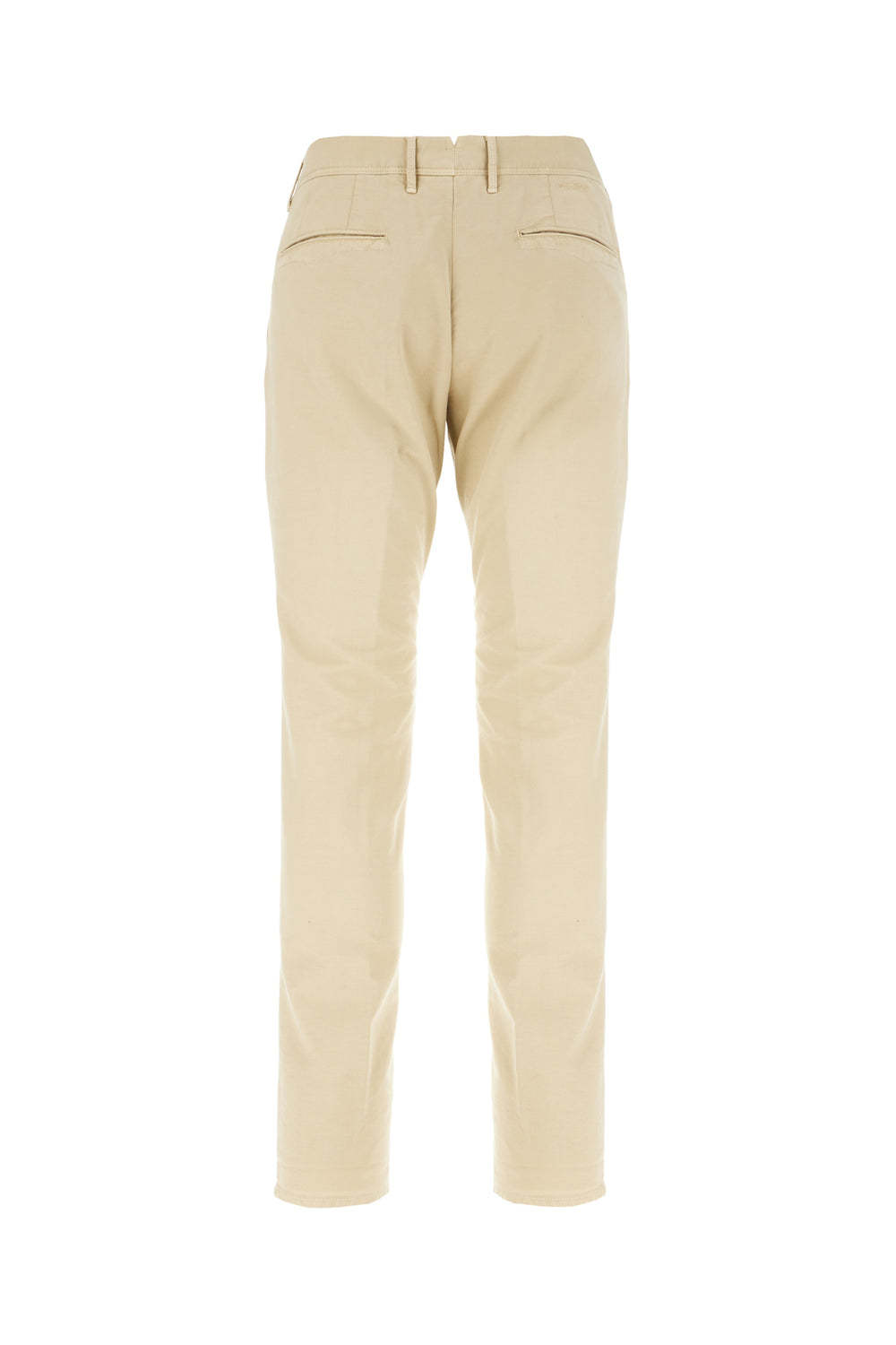 Incotex Cotton Trousers With Front And Back Pockets In Neutral