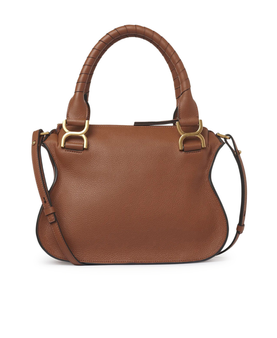 Chloé Double Handle And One Shoulder Bag In Brown