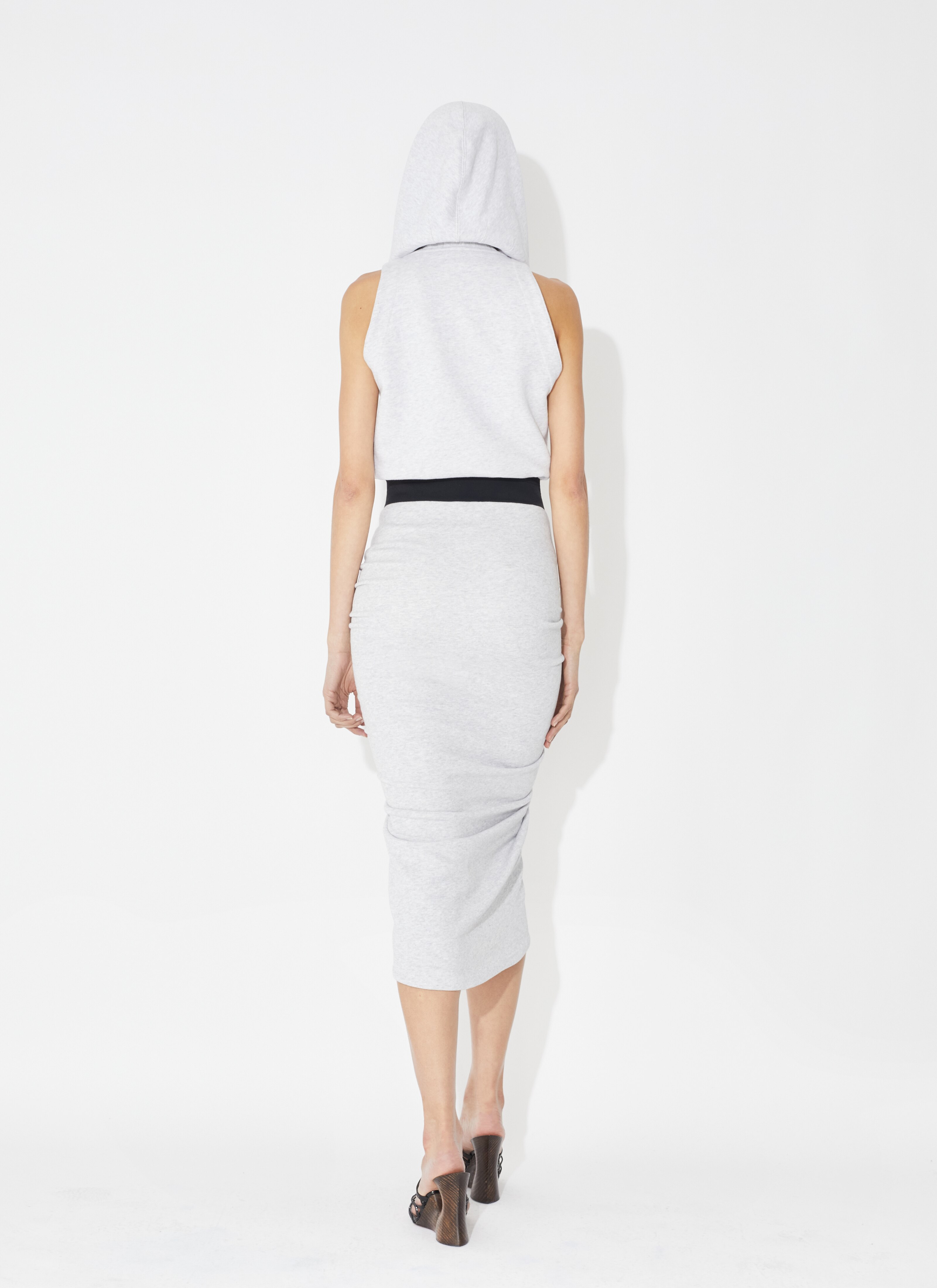 Alaïa Hooded Jumpsuit In White
