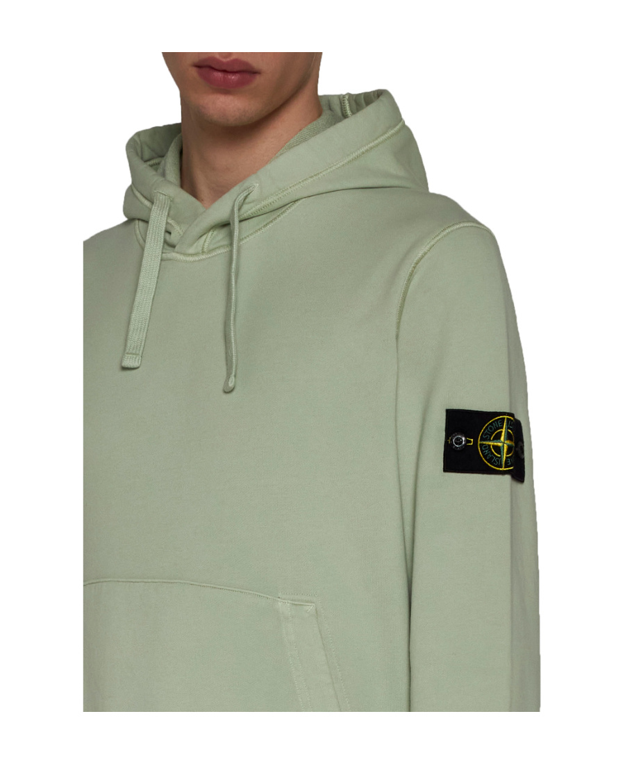 Stone Island Hoodie In Green