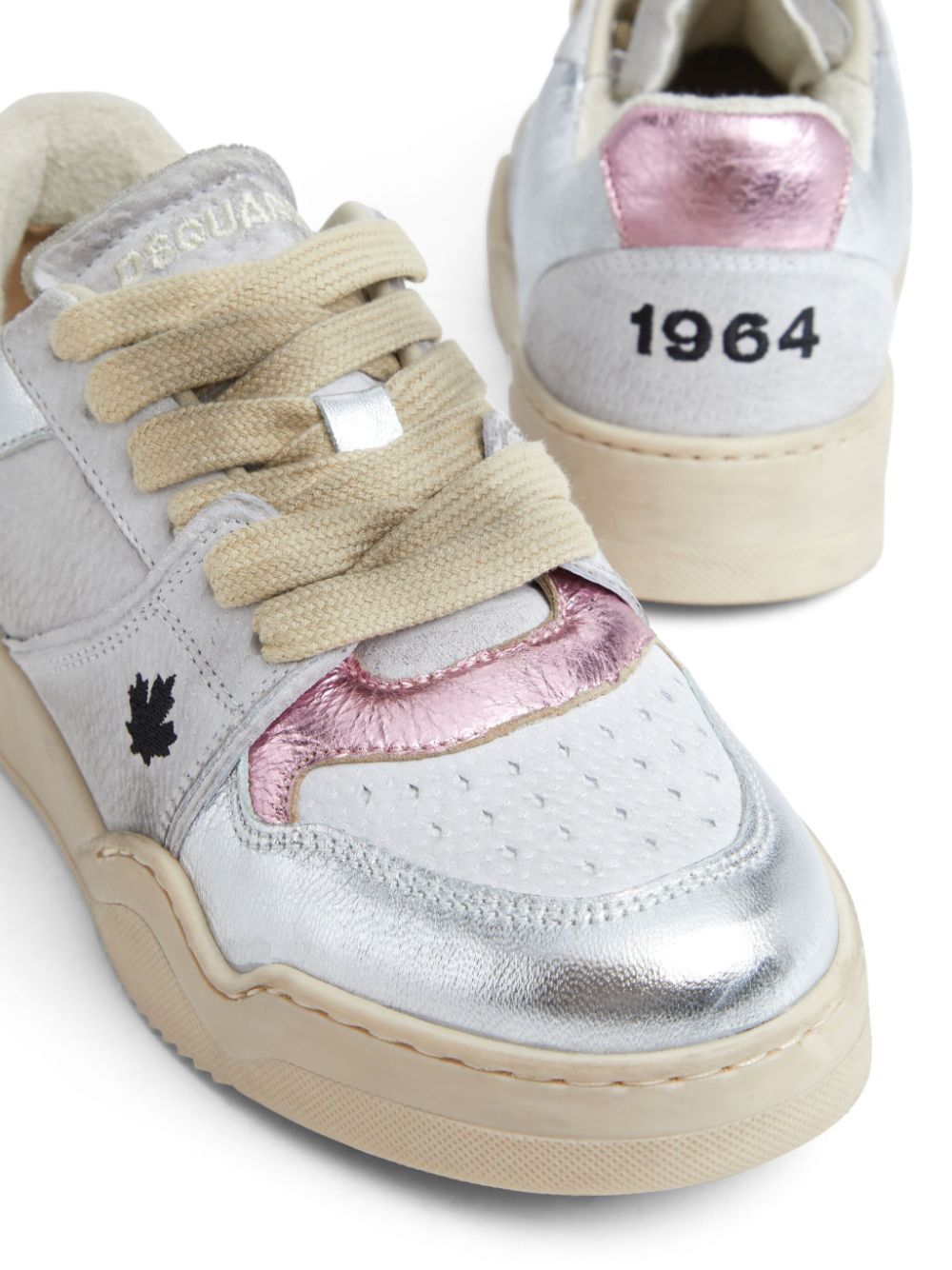 Dsquared2 Spiker Sneakers In White