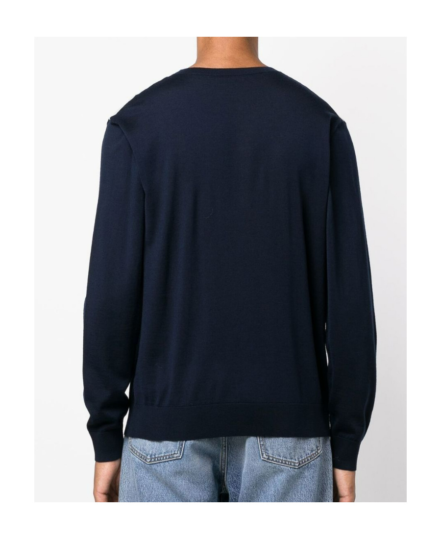 VALENTINO LOGO-PRINT WOOL JUMPER