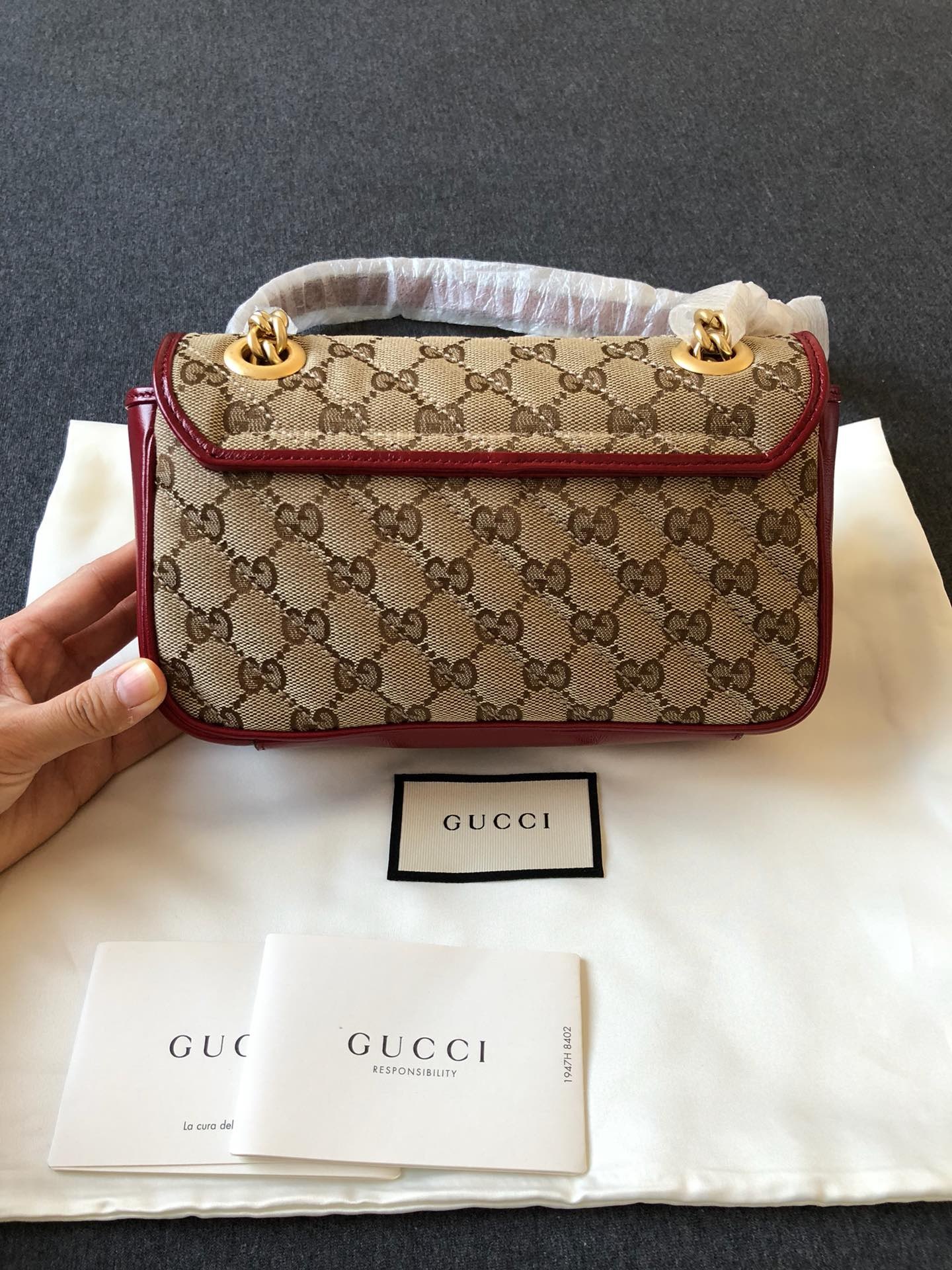 Gucci Marmont Mini Shoulder Bag In Multicolor