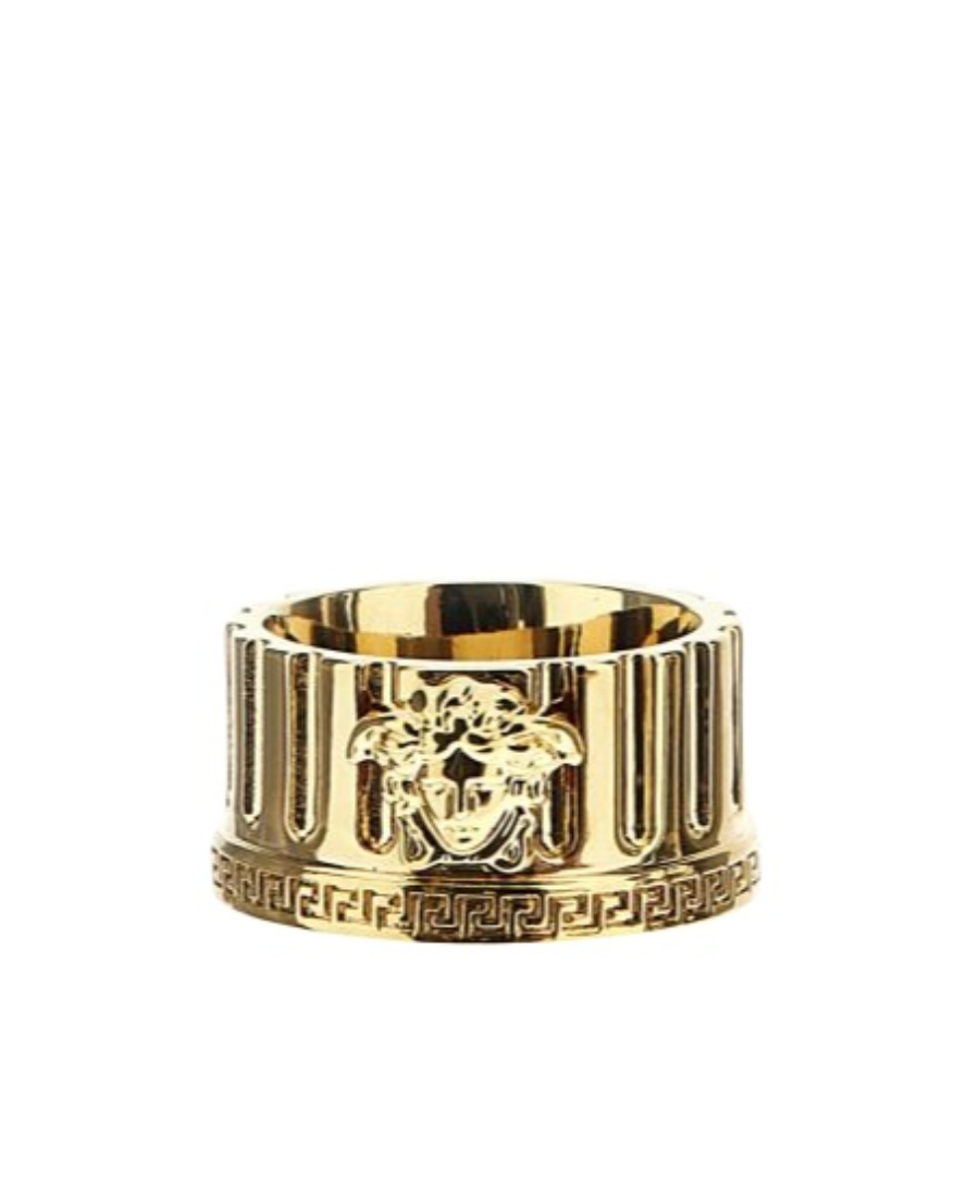 Versace Medusa Ring In Multicolor