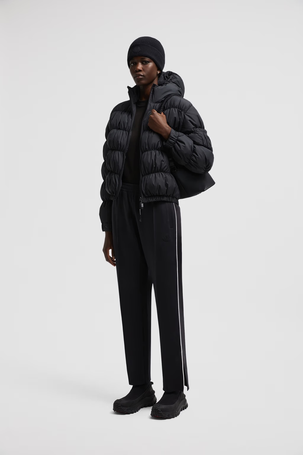 MONCLER NEOPRENE TRACK PANTS 