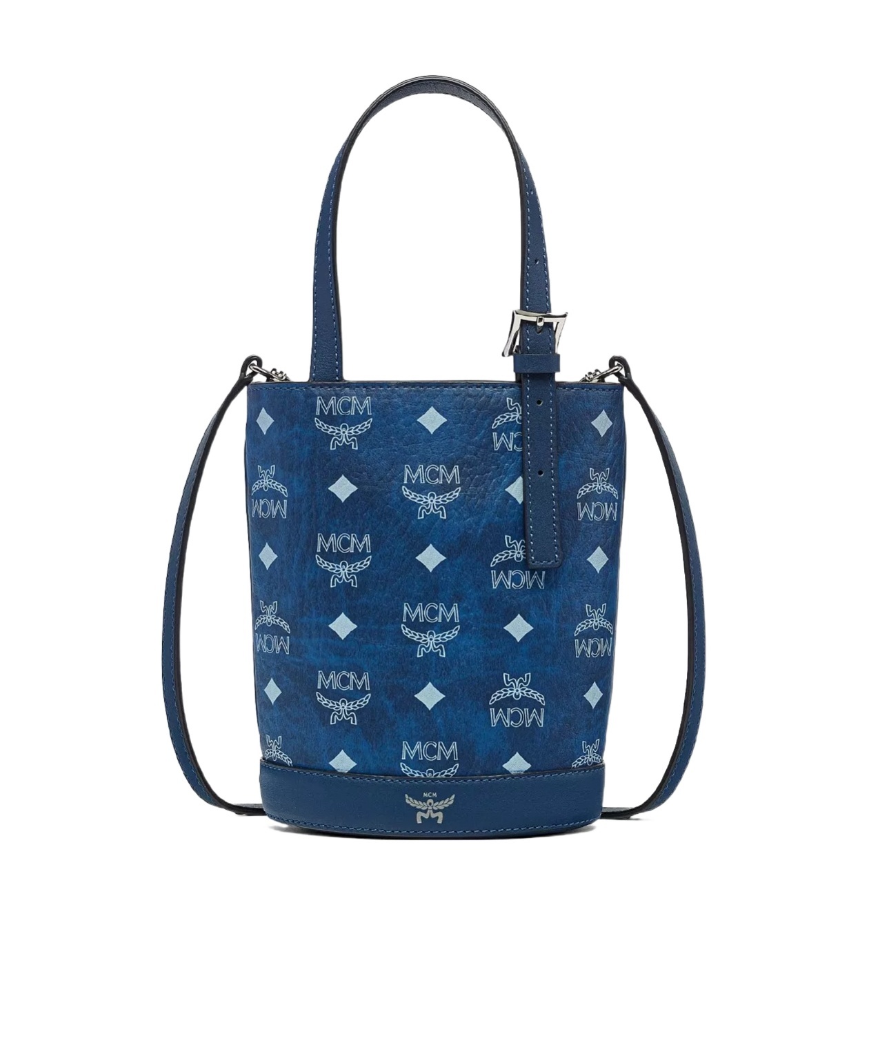 Mcm Handle Strap Shoulder Bag In Blue