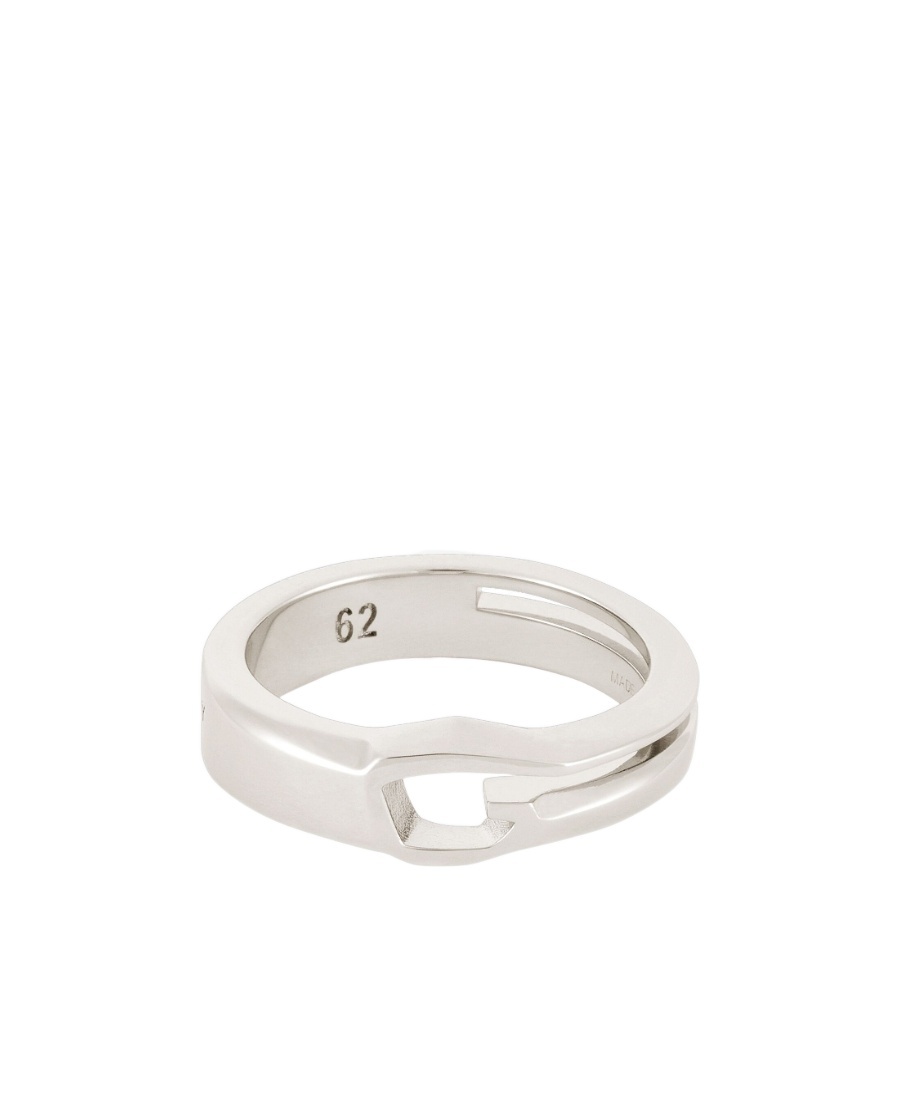 Givenchy Logo Ring In White