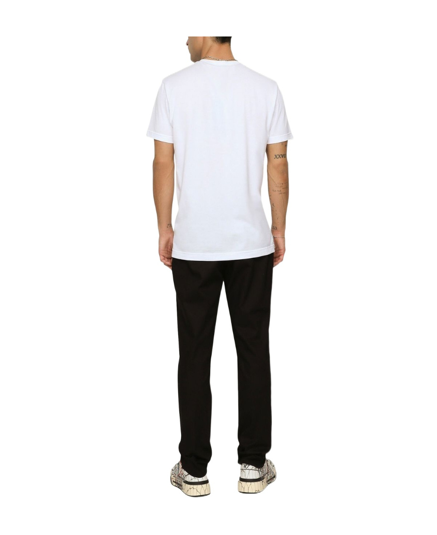 Dolce & Gabbana T-shirt Mit Logo-print In White