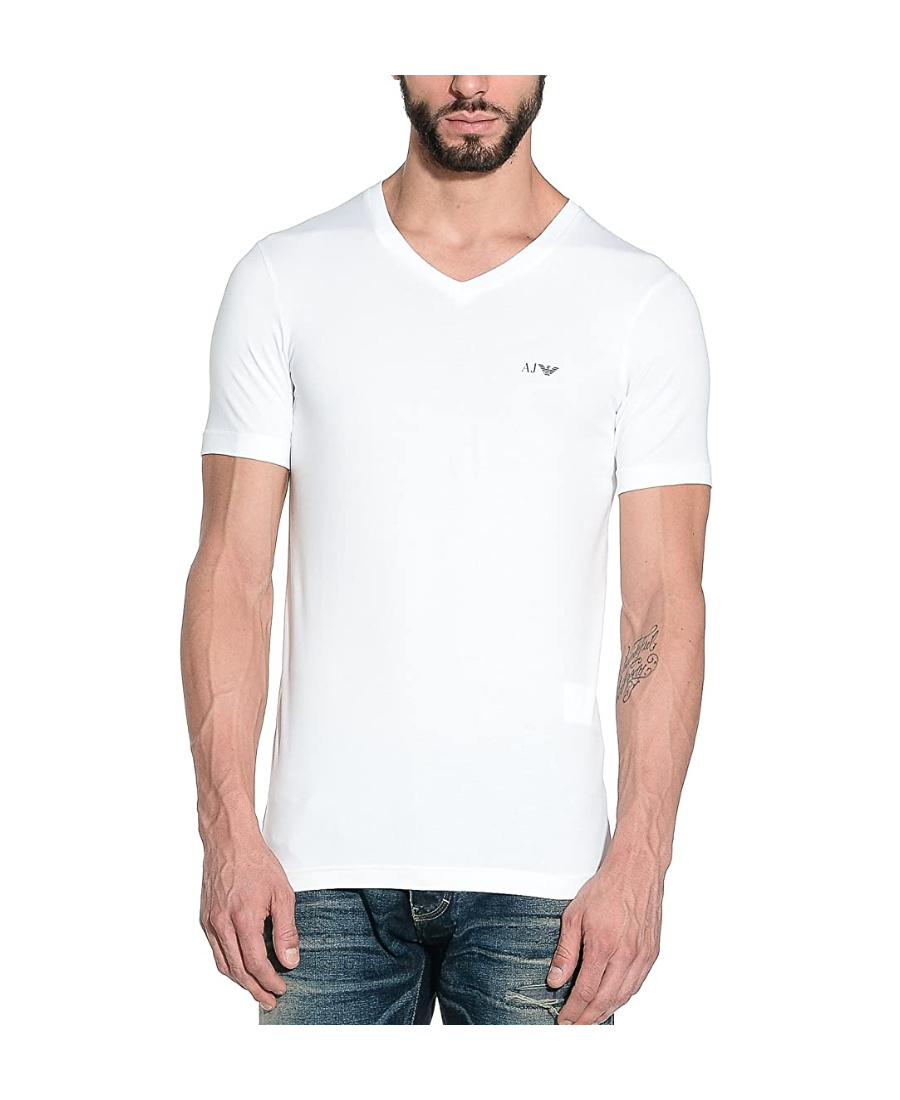 ARMANI JEANS LOGO DETAILS T-SHIRT