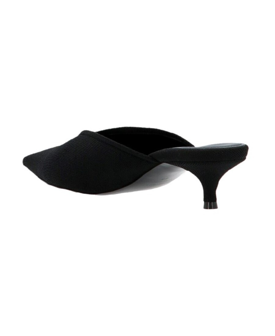 Balenciaga Drapy Muller High Heels In Black