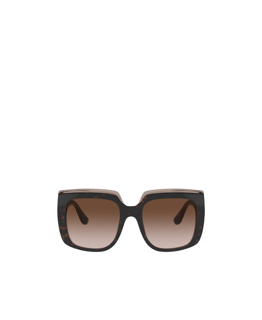 Dolce & Gabbana Tortoiseshell-effect Square-frame Sunglasses In Black