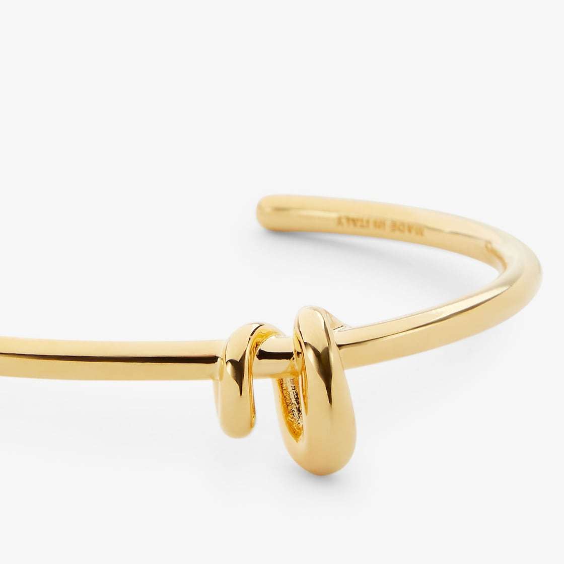 Fendi Logo Pattern Bracelet In Yellow