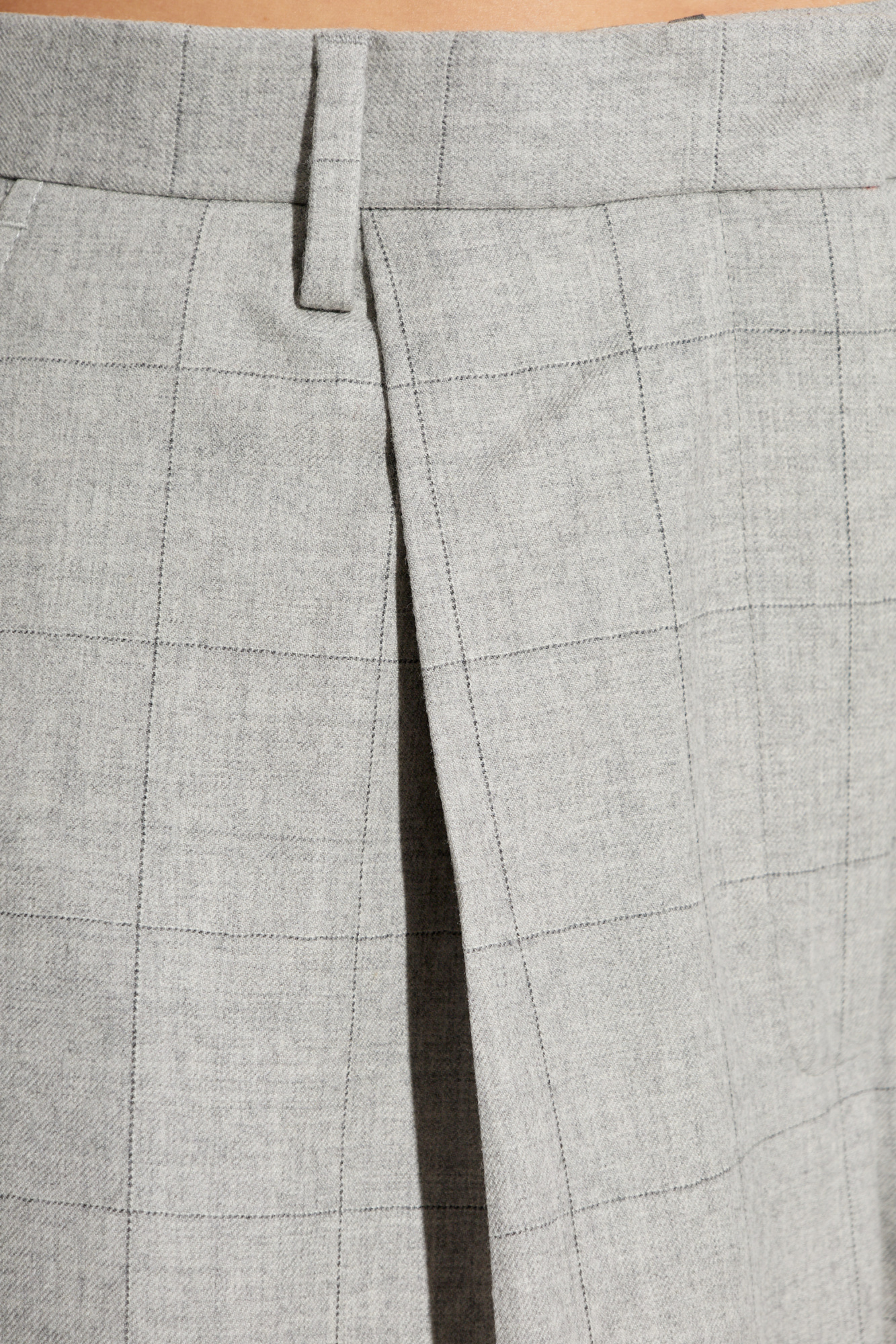 Dries Van Noten Belt-loop Casual Pants In Gray