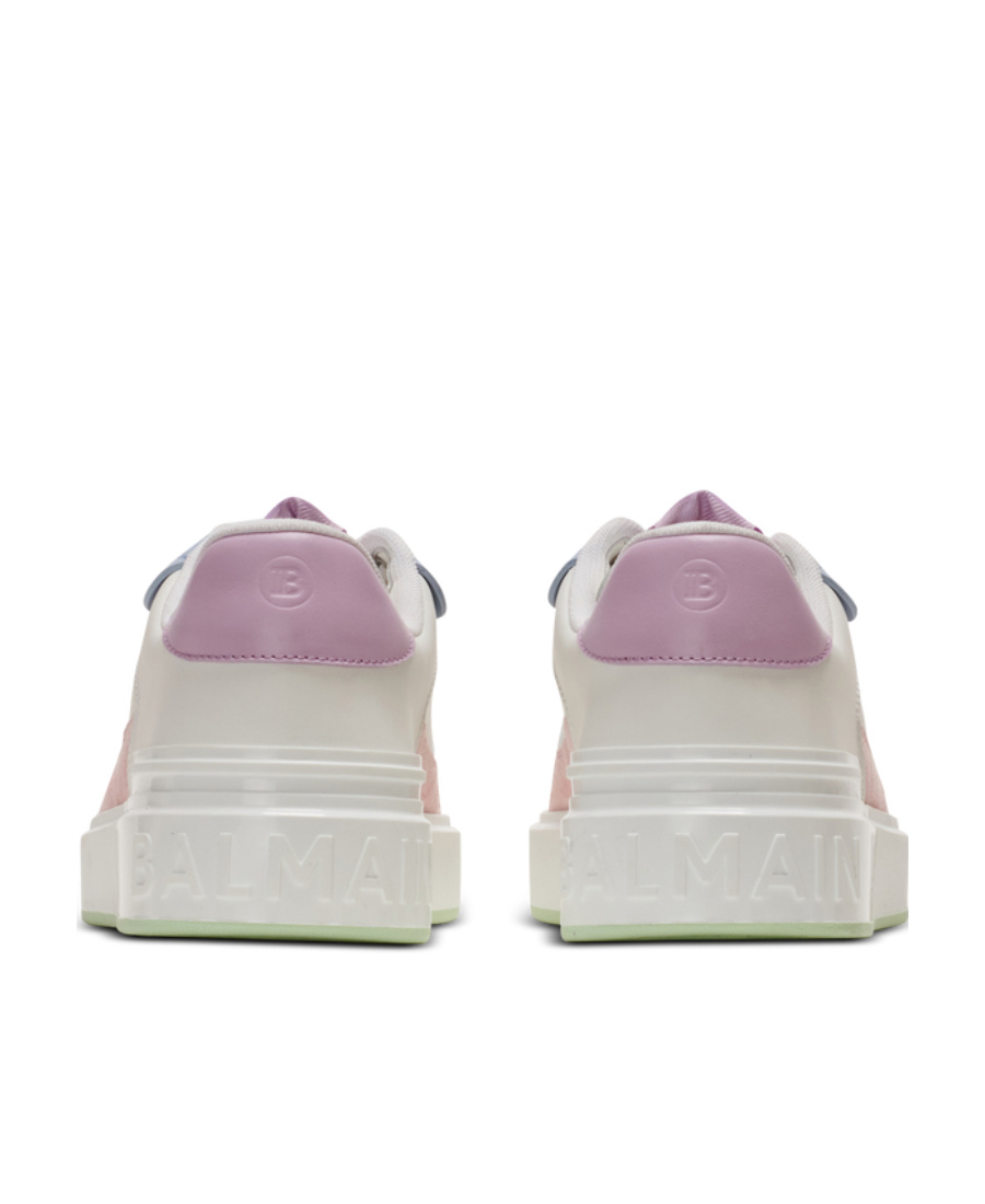 Balmain B-court Flip Sneakers In White