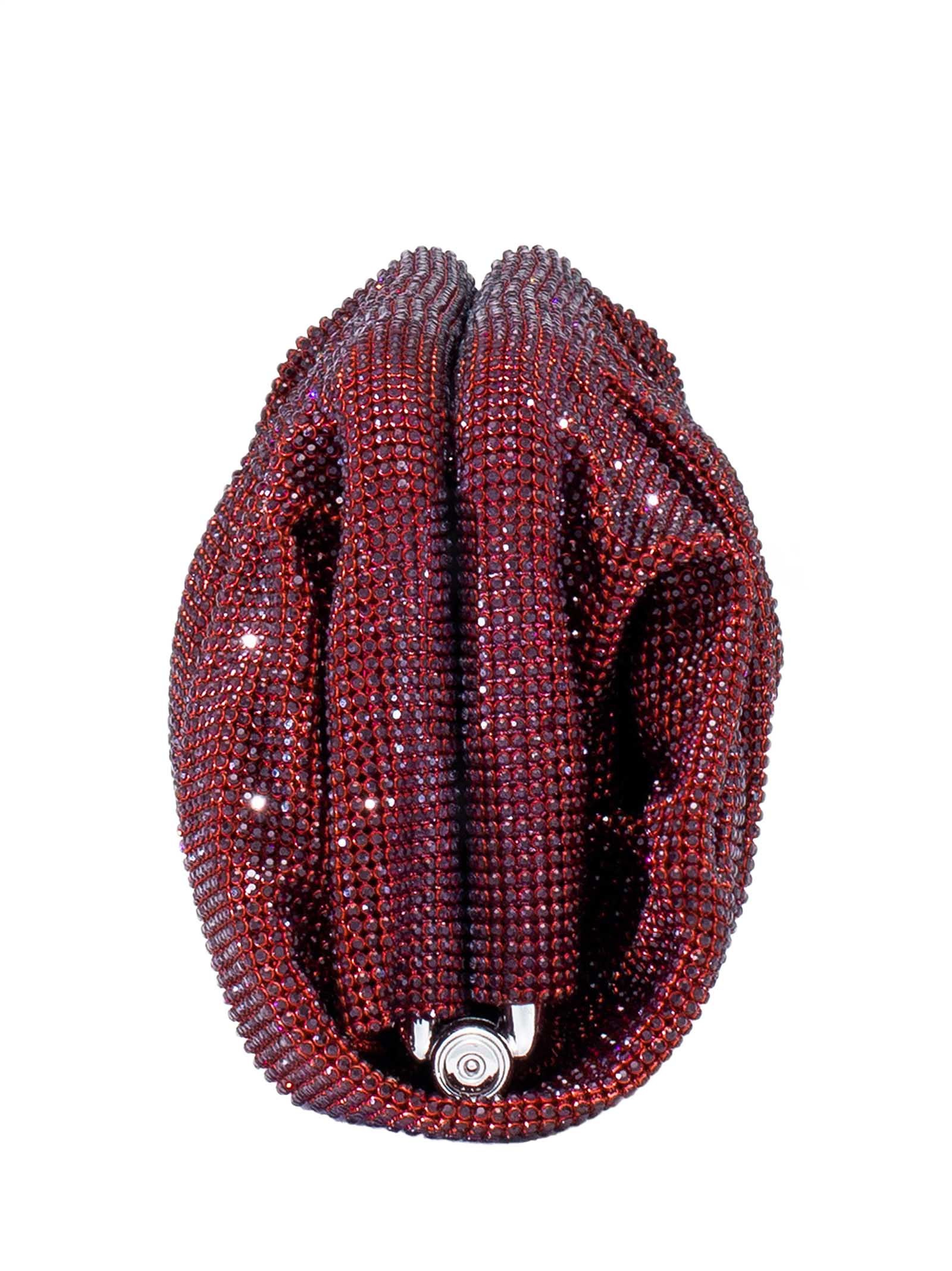 Benedetta Bruzziches Benendetta Bruzziches Venus La Grande Clutch In Burgundy